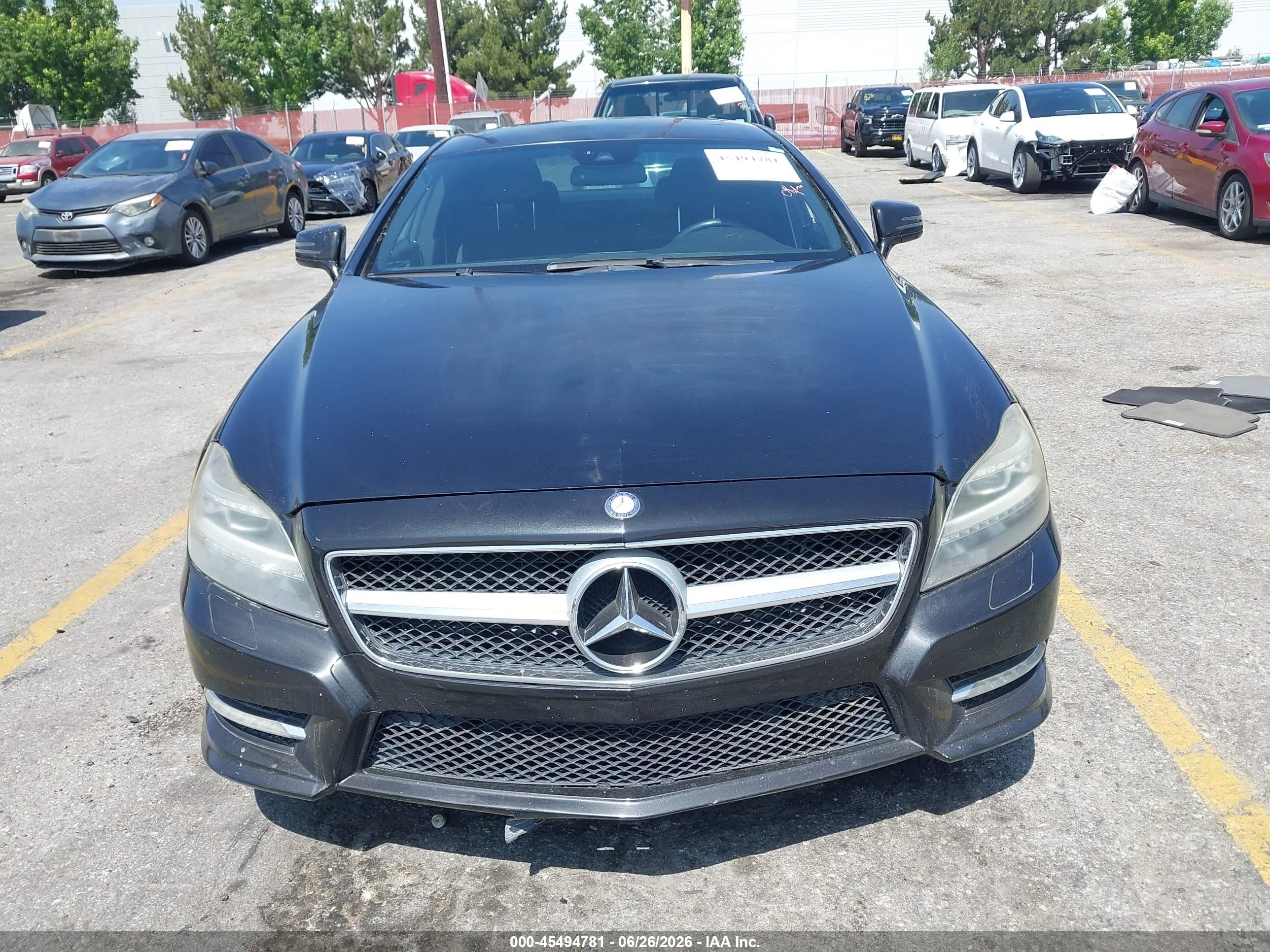 2014 Mercedes-benz Cls 550   Black vin: WDDLJ7DB0EA082804
