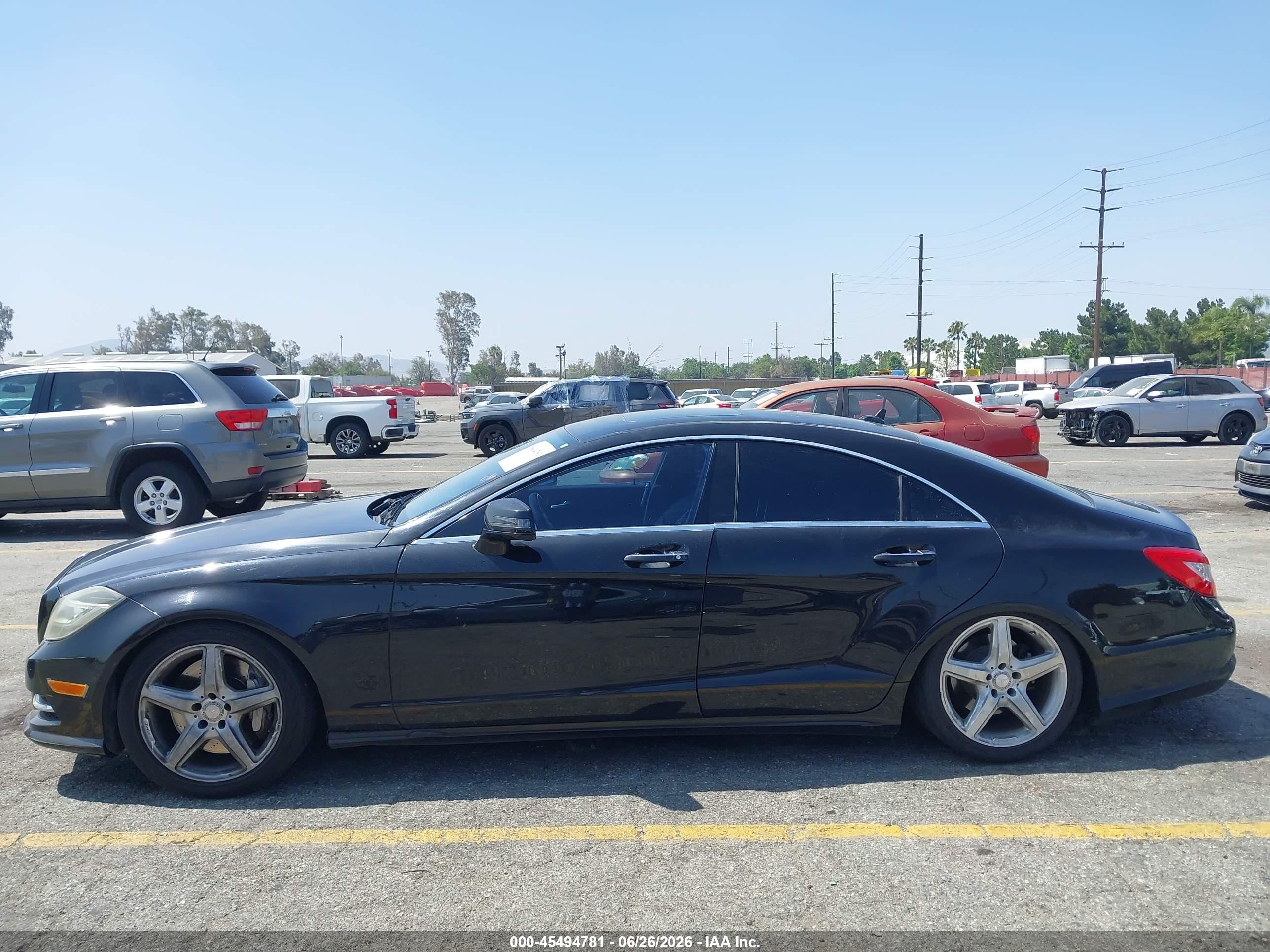 2014 Mercedes-benz Cls 550   Black vin: WDDLJ7DB0EA082804