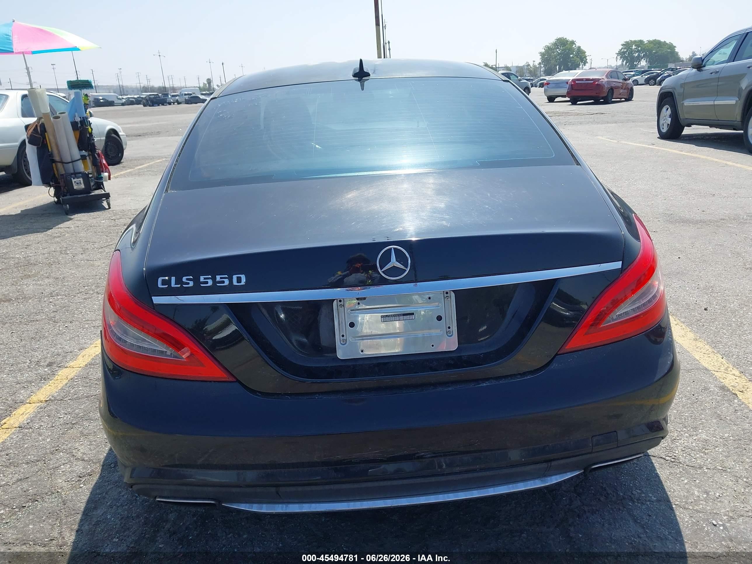 2014 Mercedes-benz Cls 550   Black vin: WDDLJ7DB0EA082804