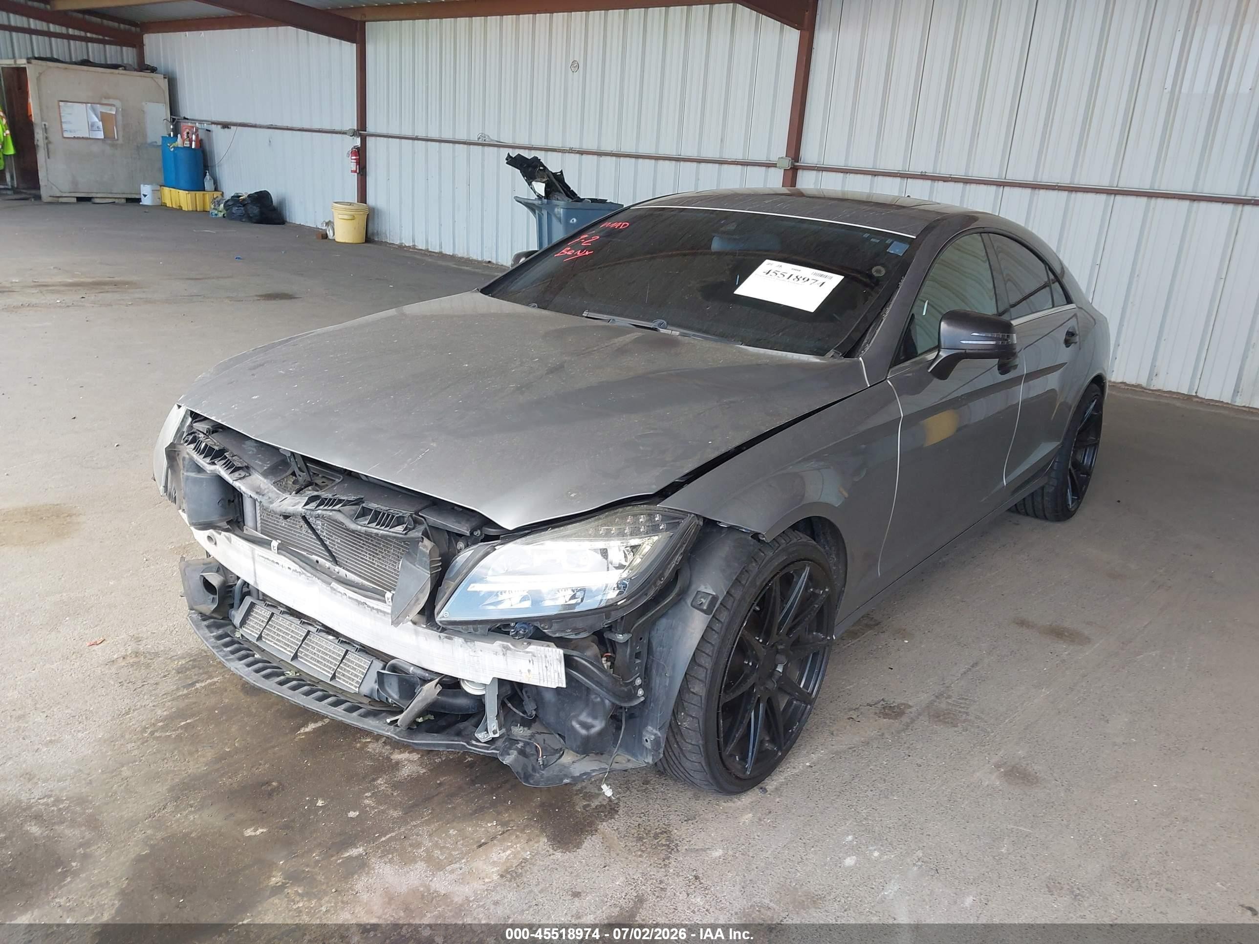 2014 Mercedes-benz Cls 550   Gray vin: WDDLJ7DB0EA094418
