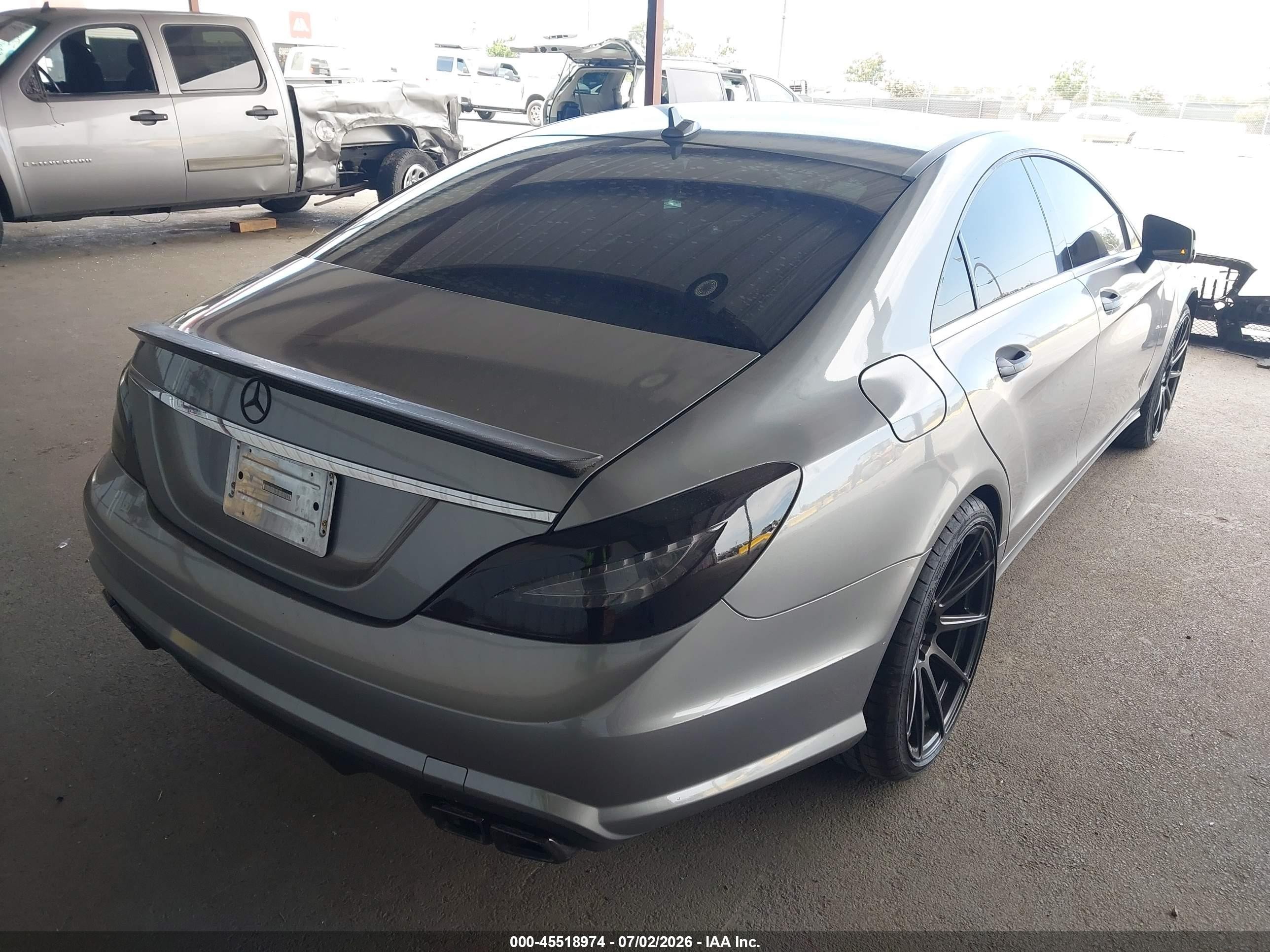 2014 Mercedes-benz Cls 550   Gray vin: WDDLJ7DB0EA094418