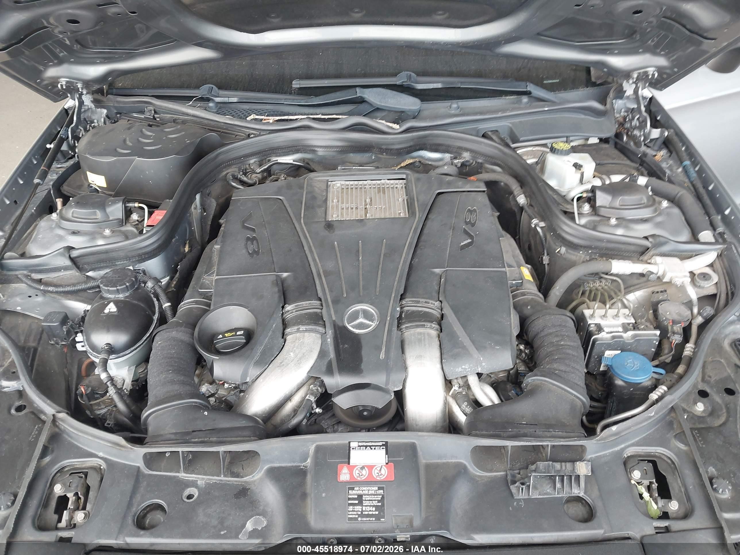 2014 Mercedes-benz Cls 550   Gray vin: WDDLJ7DB0EA094418