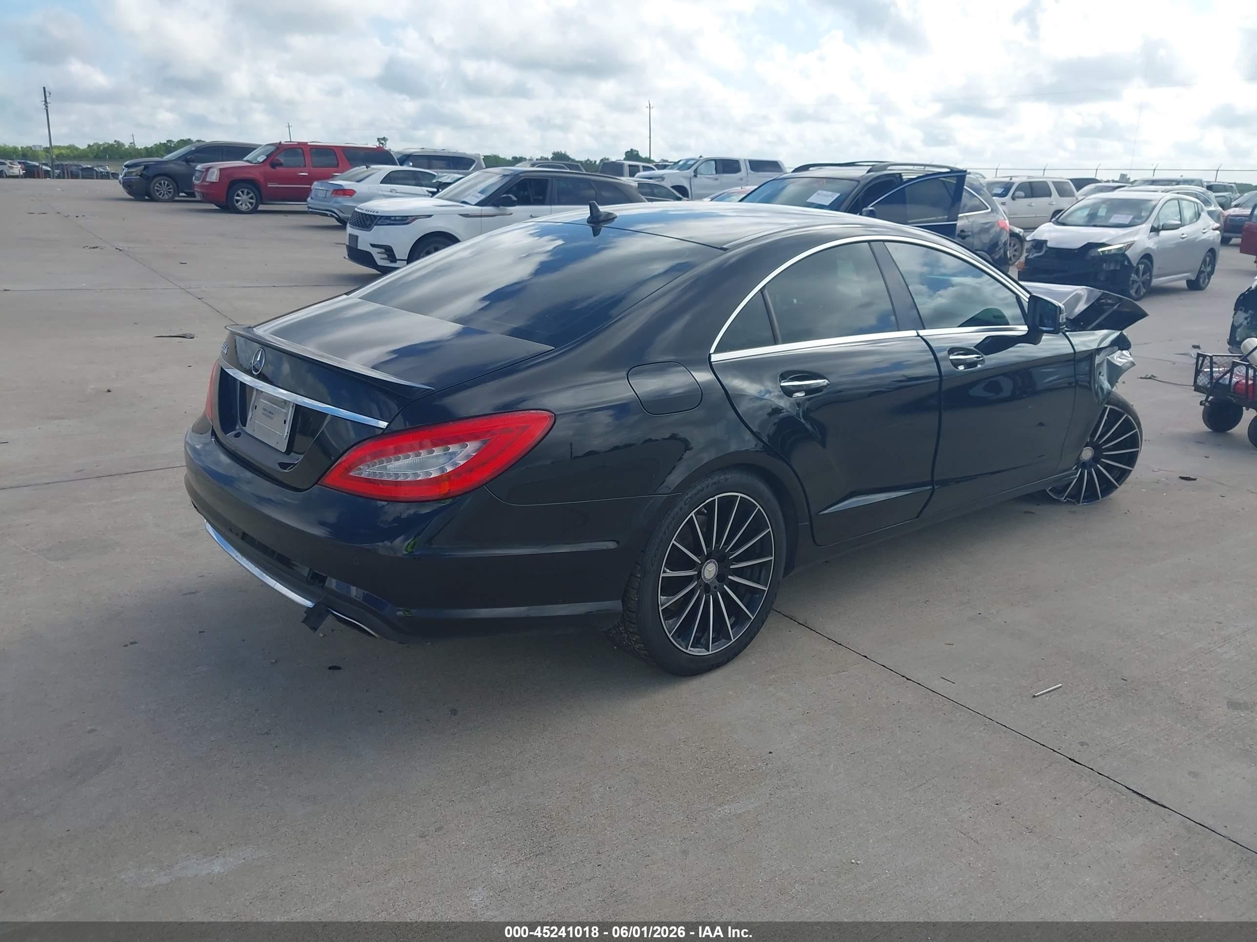 2014 Mercedes-benz Cls 550   Black vin: WDDLJ7DB0EA102534