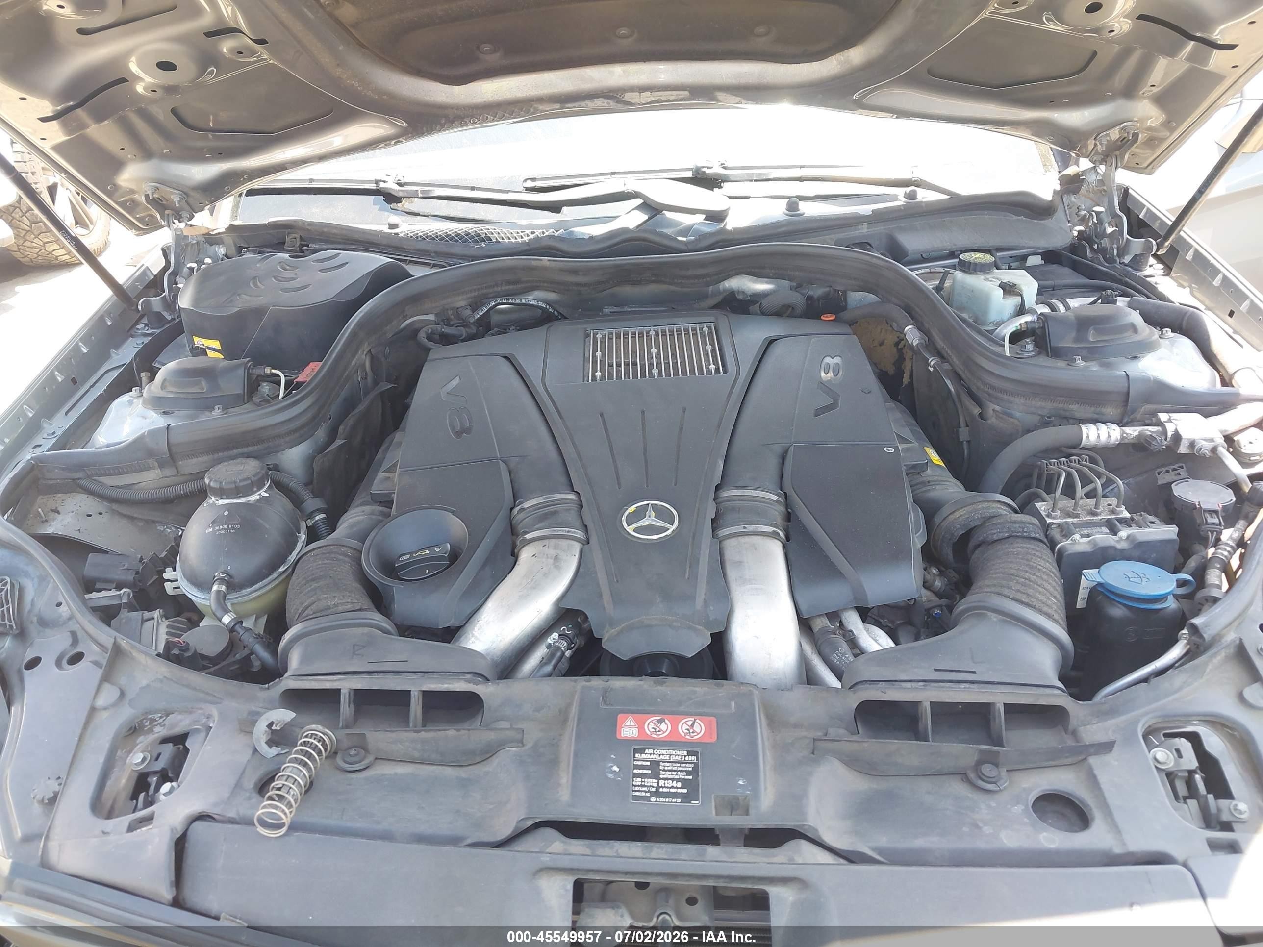 2014 Mercedes-benz Cls 550   Silver vin: WDDLJ7DB0EA107815