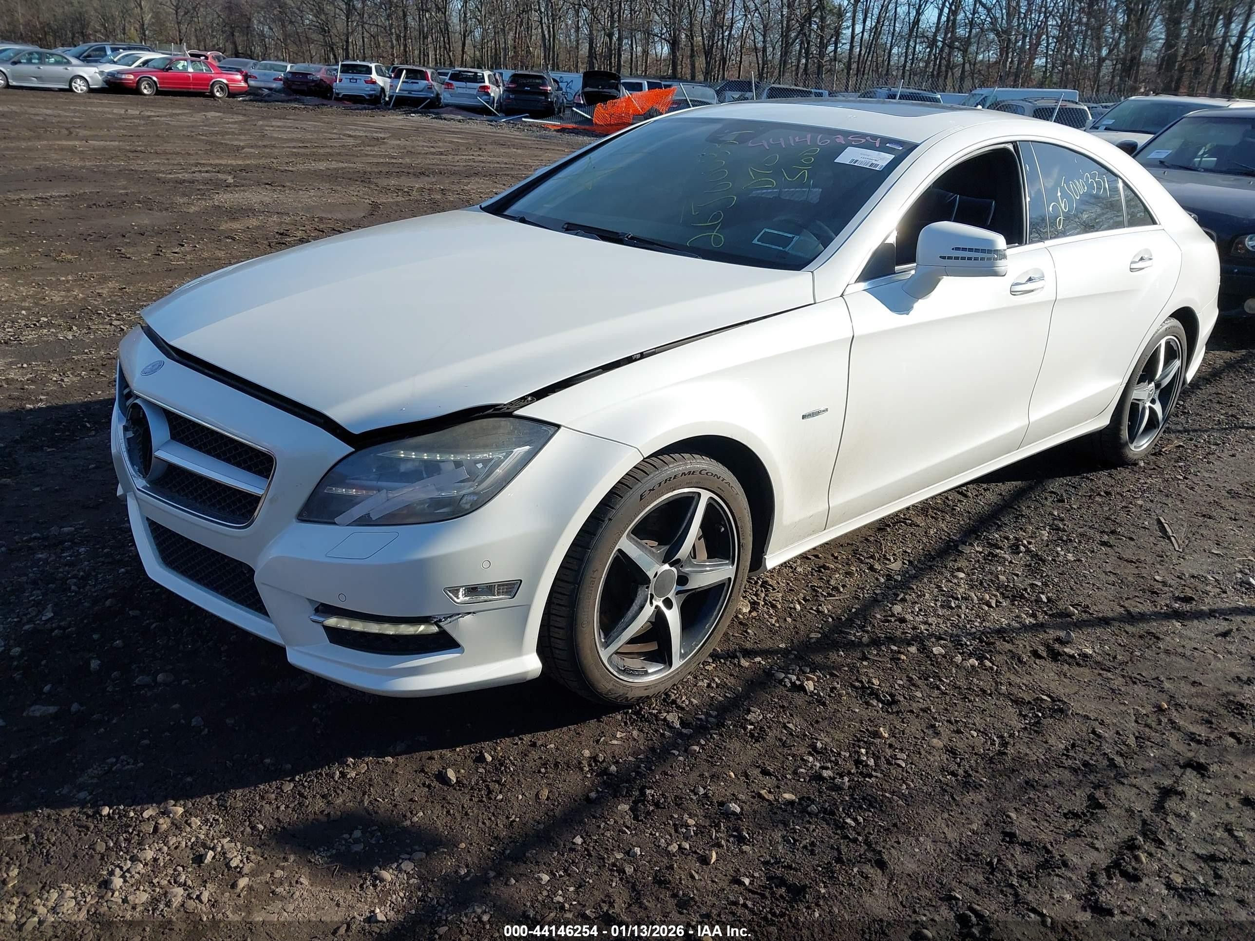 2012 Mercedes-benz Cls 550   White vin: WDDLJ7DB1CA007526