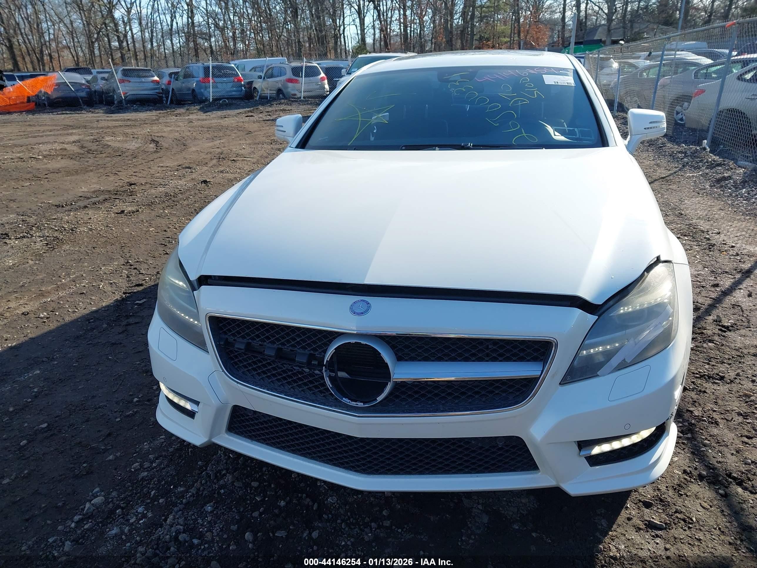 2012 Mercedes-benz Cls 550   White vin: WDDLJ7DB1CA007526