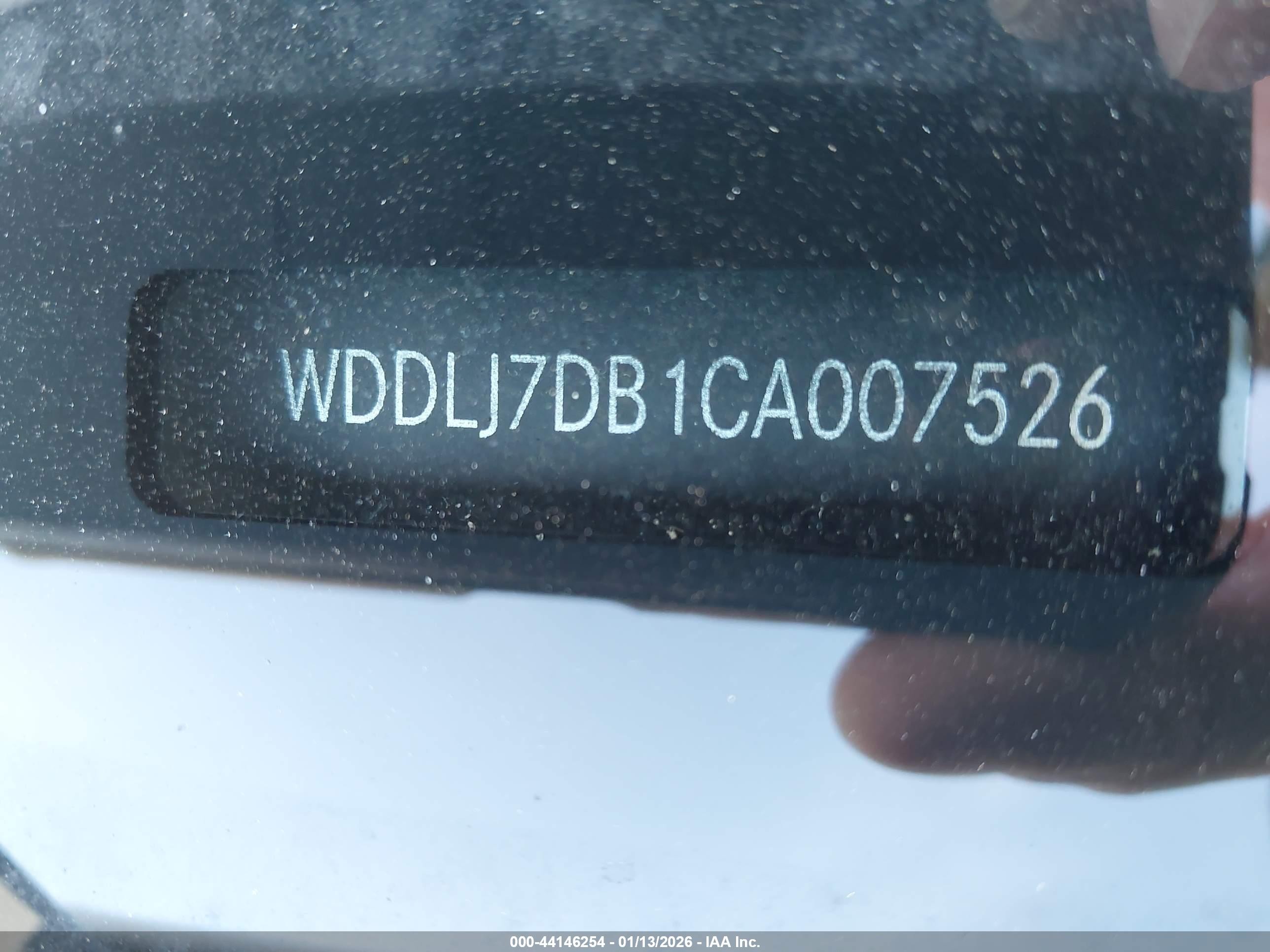 2012 Mercedes-benz Cls 550   White vin: WDDLJ7DB1CA007526
