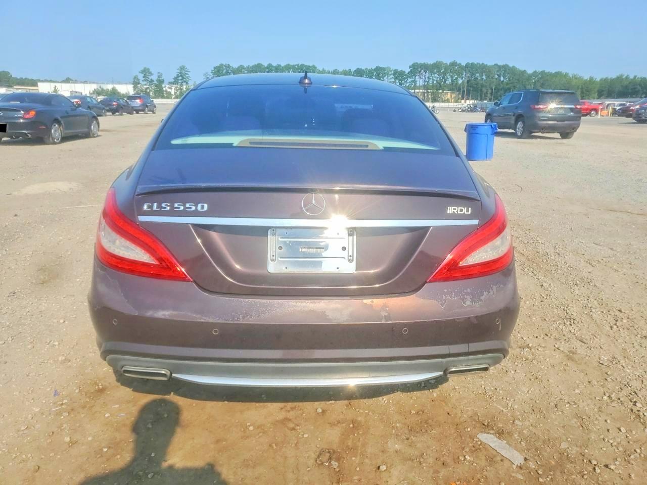 2012 Mercedes-benz Cls 550 Burgundy vin: WDDLJ7DB1CA053941
