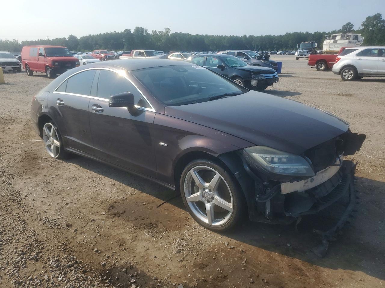 2012 Mercedes-benz Cls 550 Burgundy vin: WDDLJ7DB1CA053941