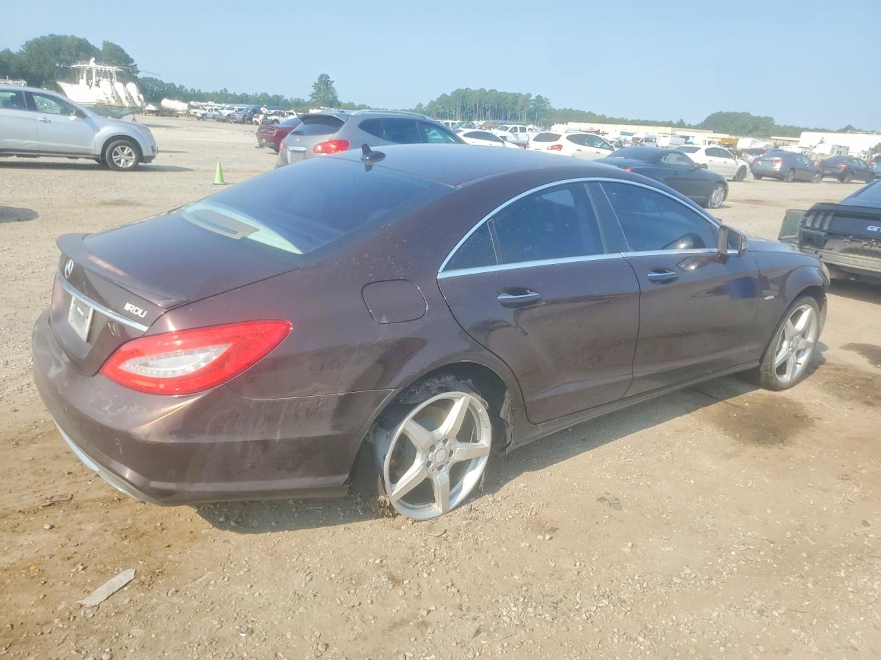 2012 Mercedes-benz Cls 550 Burgundy vin: WDDLJ7DB1CA053941