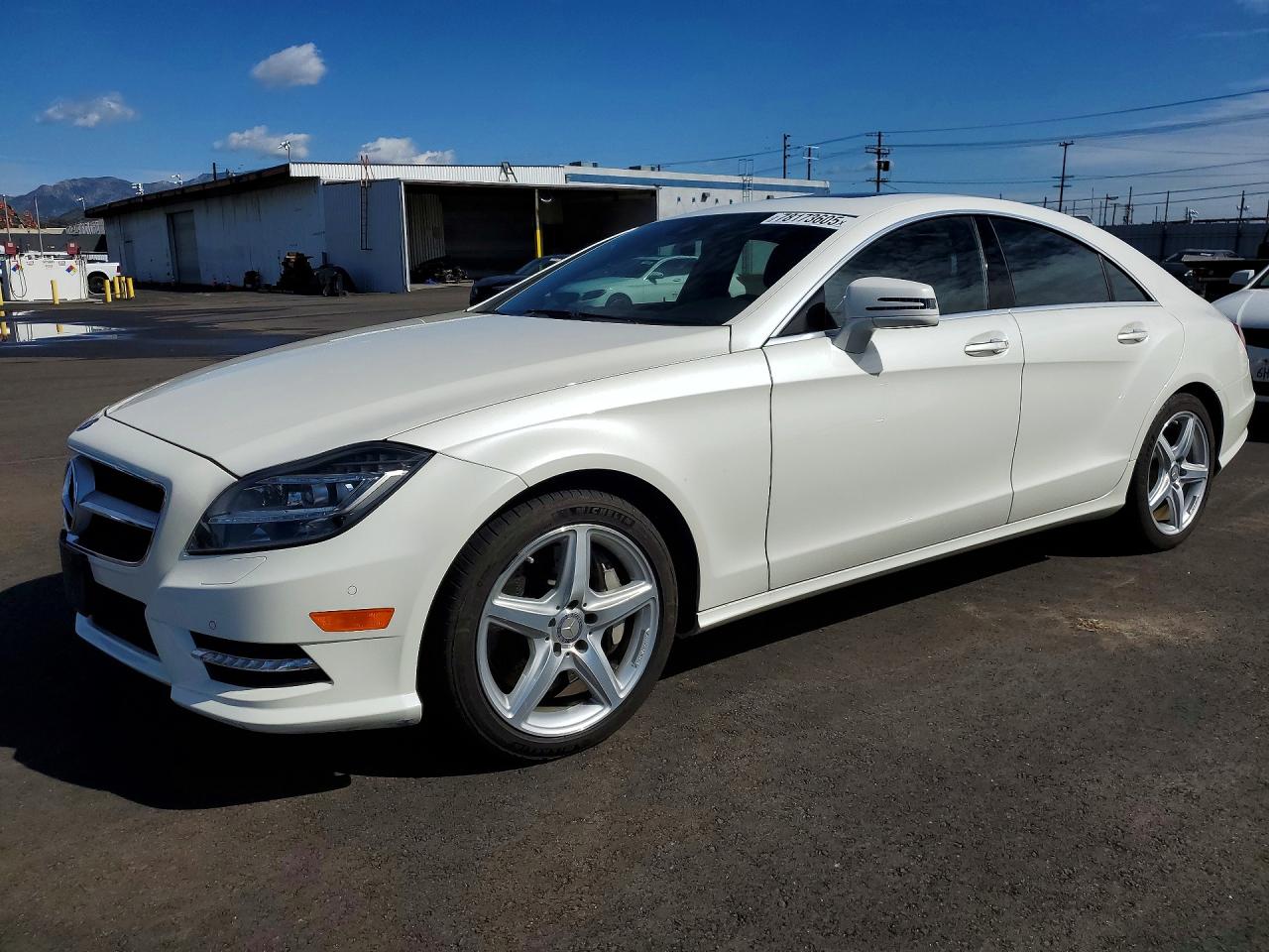 2013 Mercedes-benz Cls 550 White vin: WDDLJ7DB1DA074905