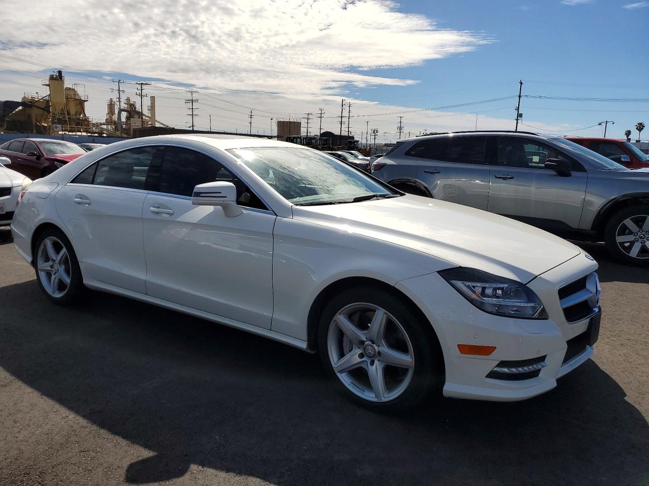 2013 Mercedes-benz Cls 550 White vin: WDDLJ7DB1DA074905