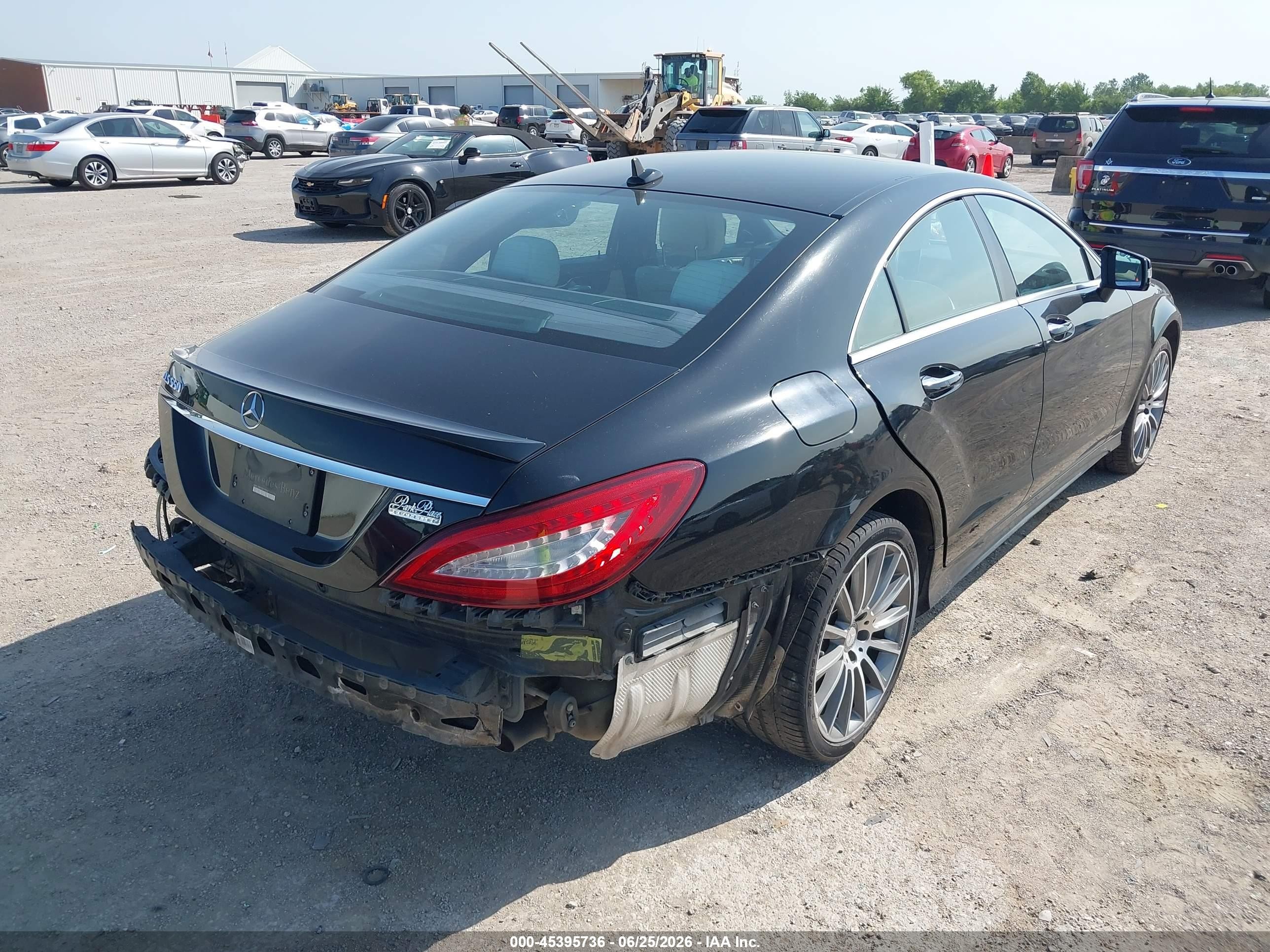2016 Mercedes-benz Cls 550 Черный vin: WDDLJ7DB1GA179559