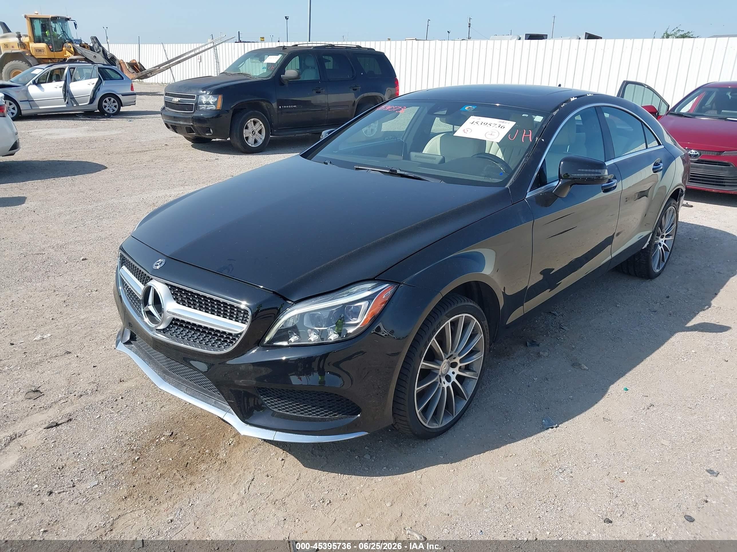 2016 Mercedes-benz Cls 550 Черный vin: WDDLJ7DB1GA179559