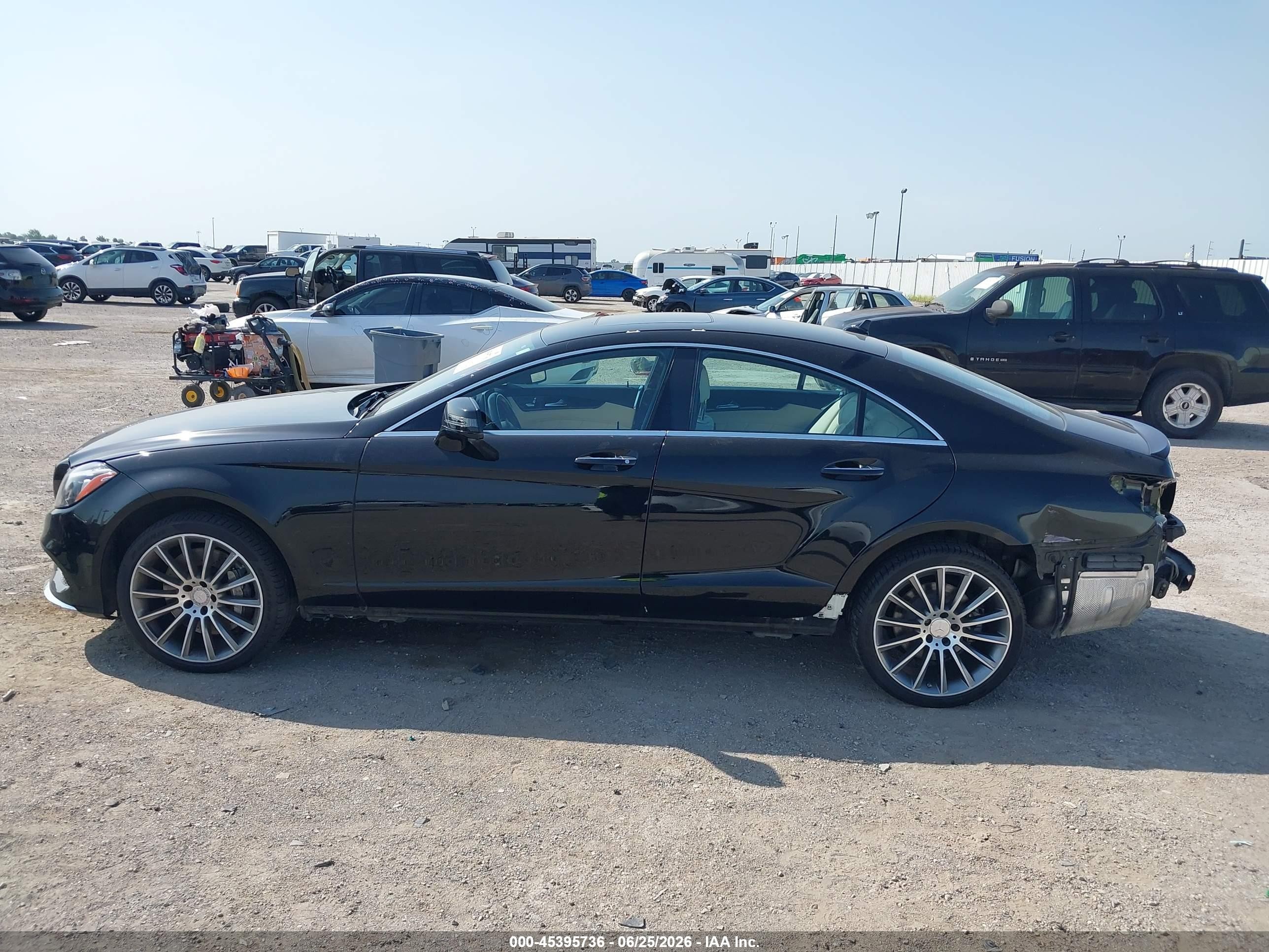 2016 Mercedes-benz Cls 550 Черный vin: WDDLJ7DB1GA179559