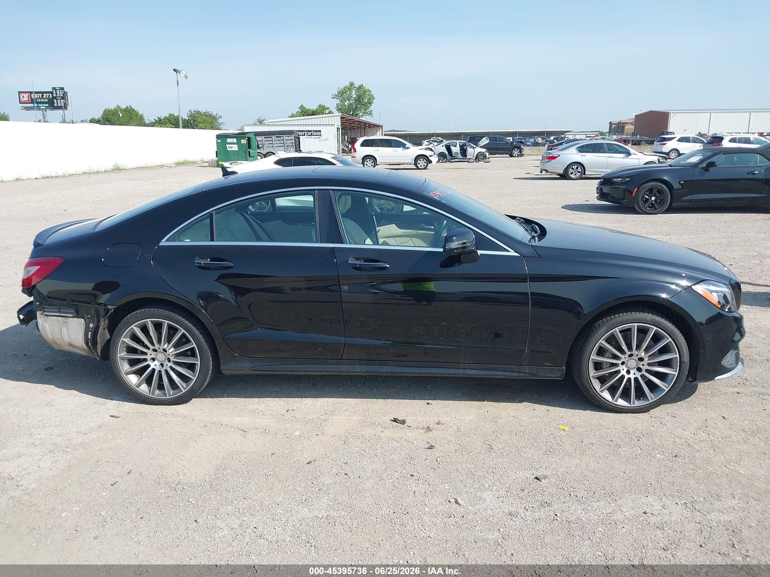 2016 Mercedes-benz Cls 550 Черный vin: WDDLJ7DB1GA179559
