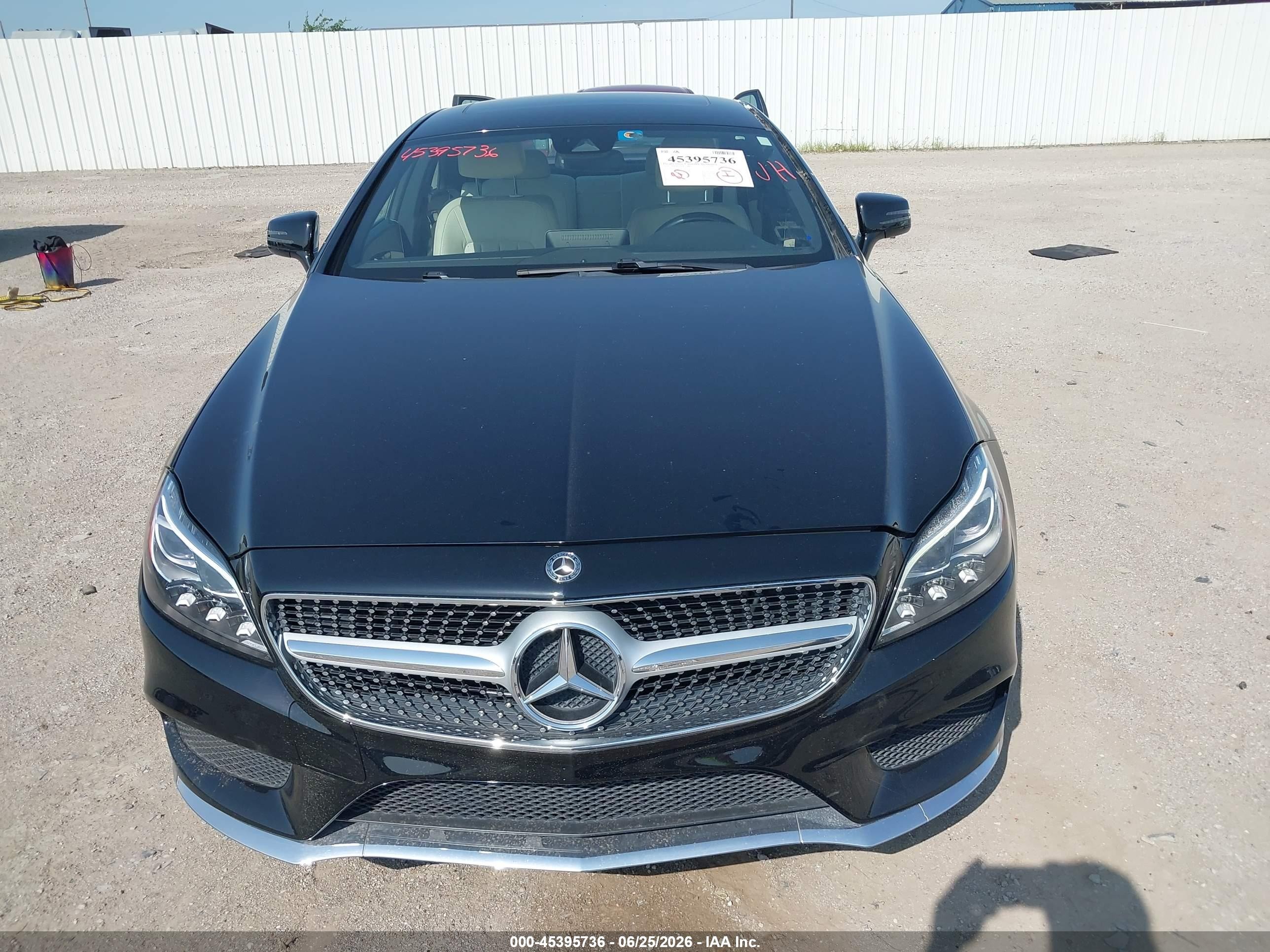 2016 Mercedes-benz Cls 550 Черный vin: WDDLJ7DB1GA179559