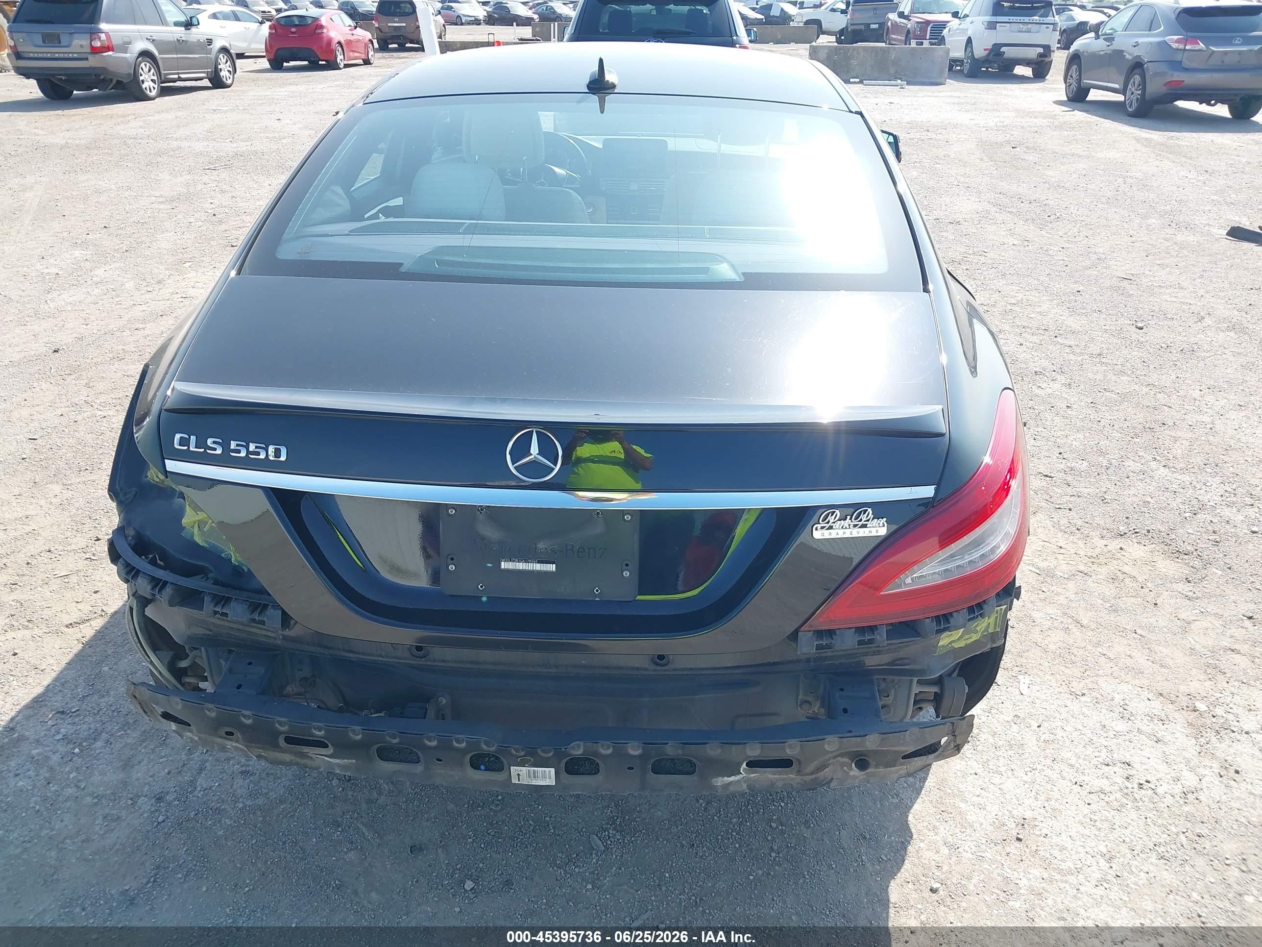 2016 Mercedes-benz Cls 550 Черный vin: WDDLJ7DB1GA179559