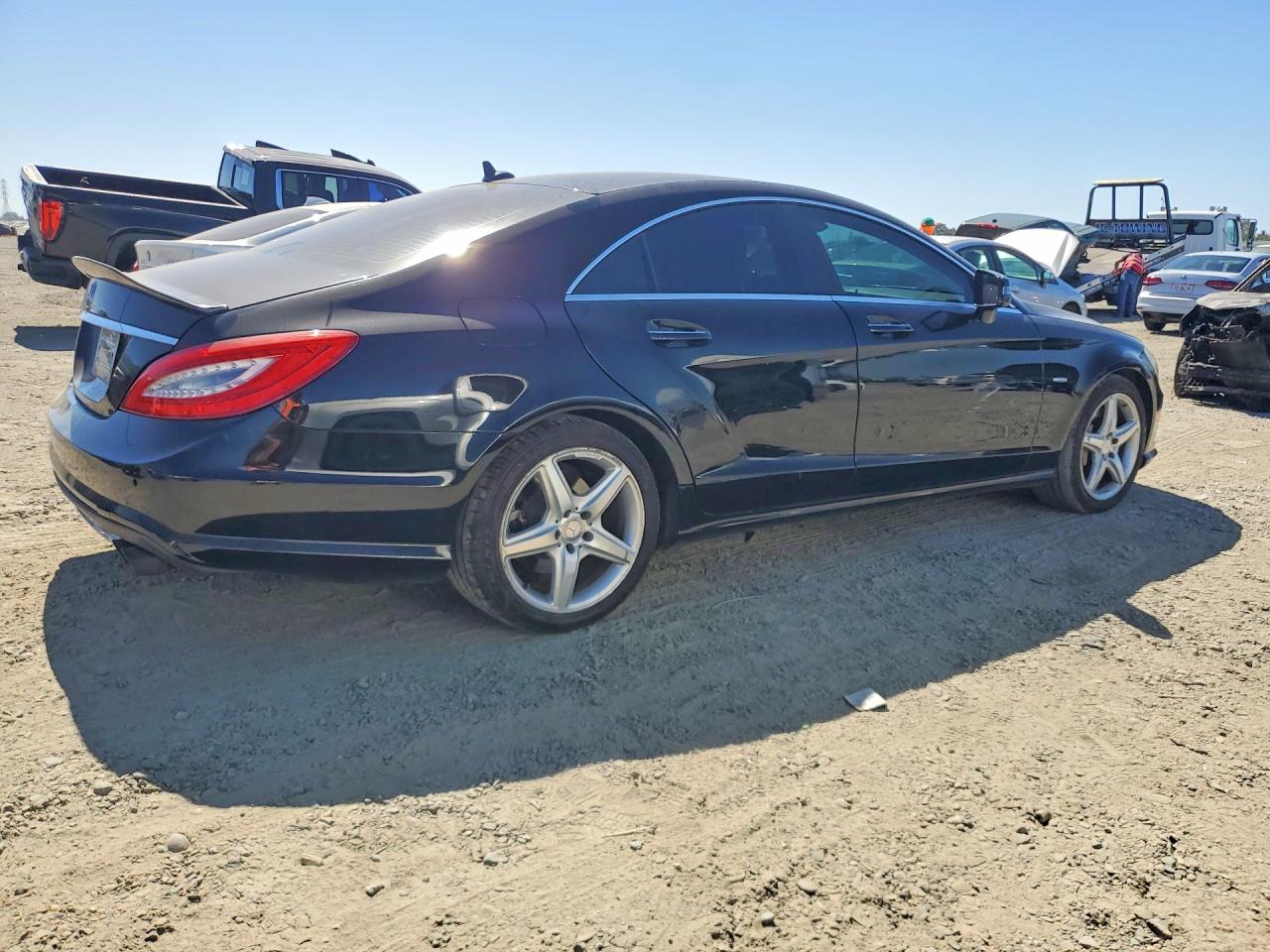 2012 Mercedes-benz Cls 550 Black vin: WDDLJ7DB2CA011066