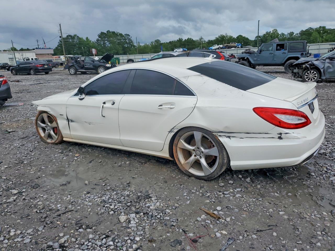 2012 Mercedes-benz Cls 550 Белый vin: WDDLJ7DB2CA015702