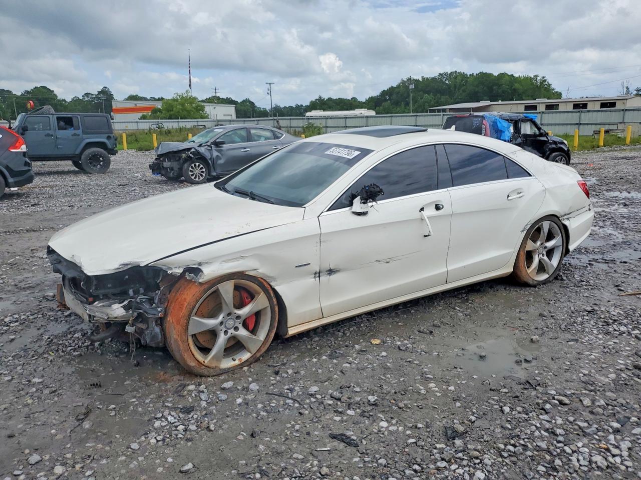 2012 Mercedes-benz Cls 550 Белый vin: WDDLJ7DB2CA015702