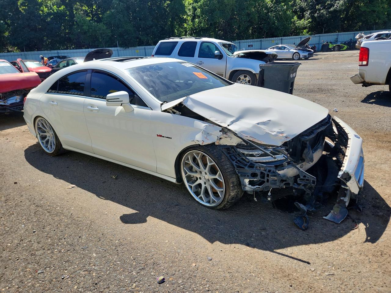 2013 Mercedes-benz Cls 550 White vin: WDDLJ7DB2DA062147