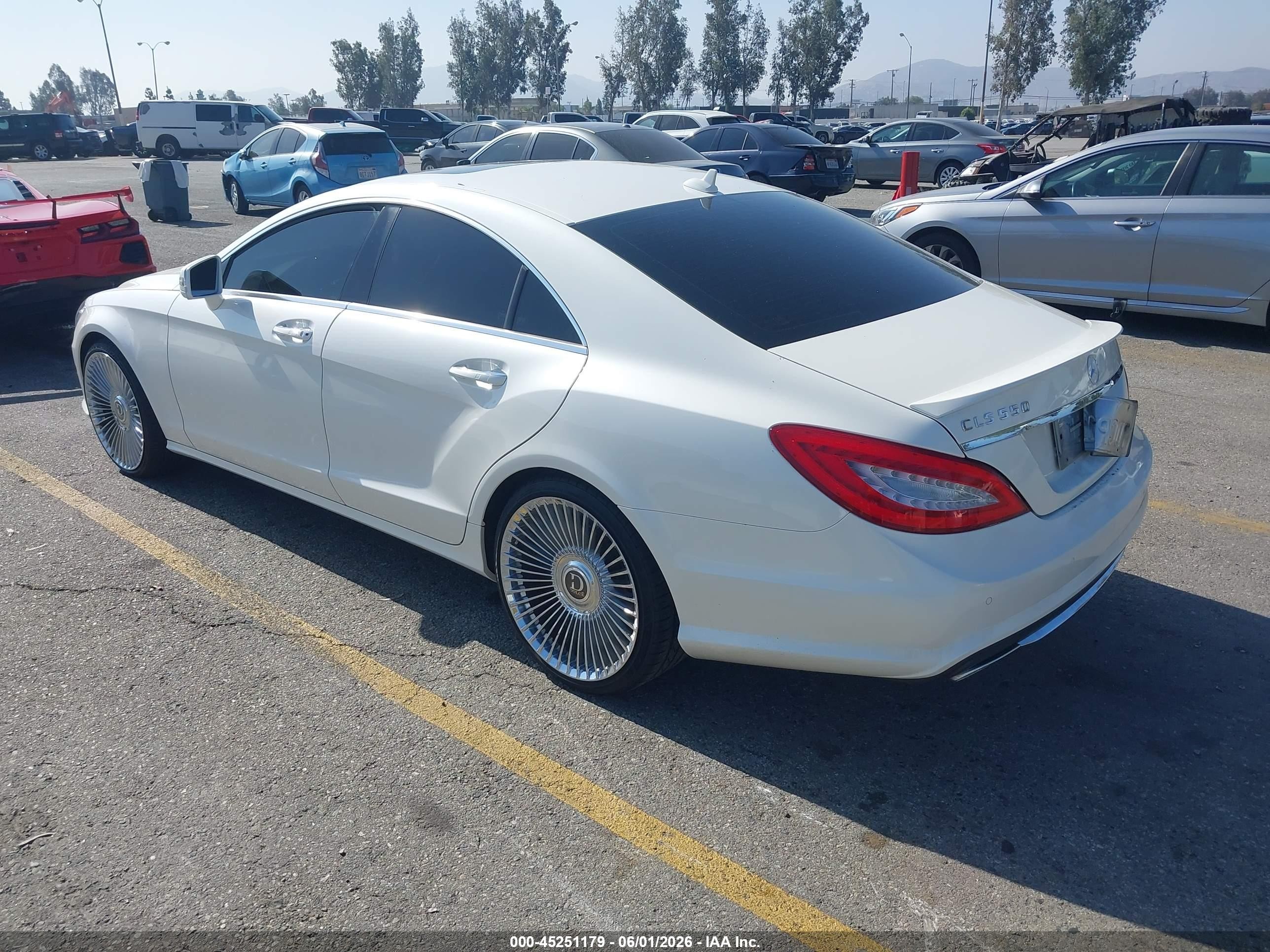 2014 Mercedes-benz Cls 550   White vin: WDDLJ7DB2EA096350