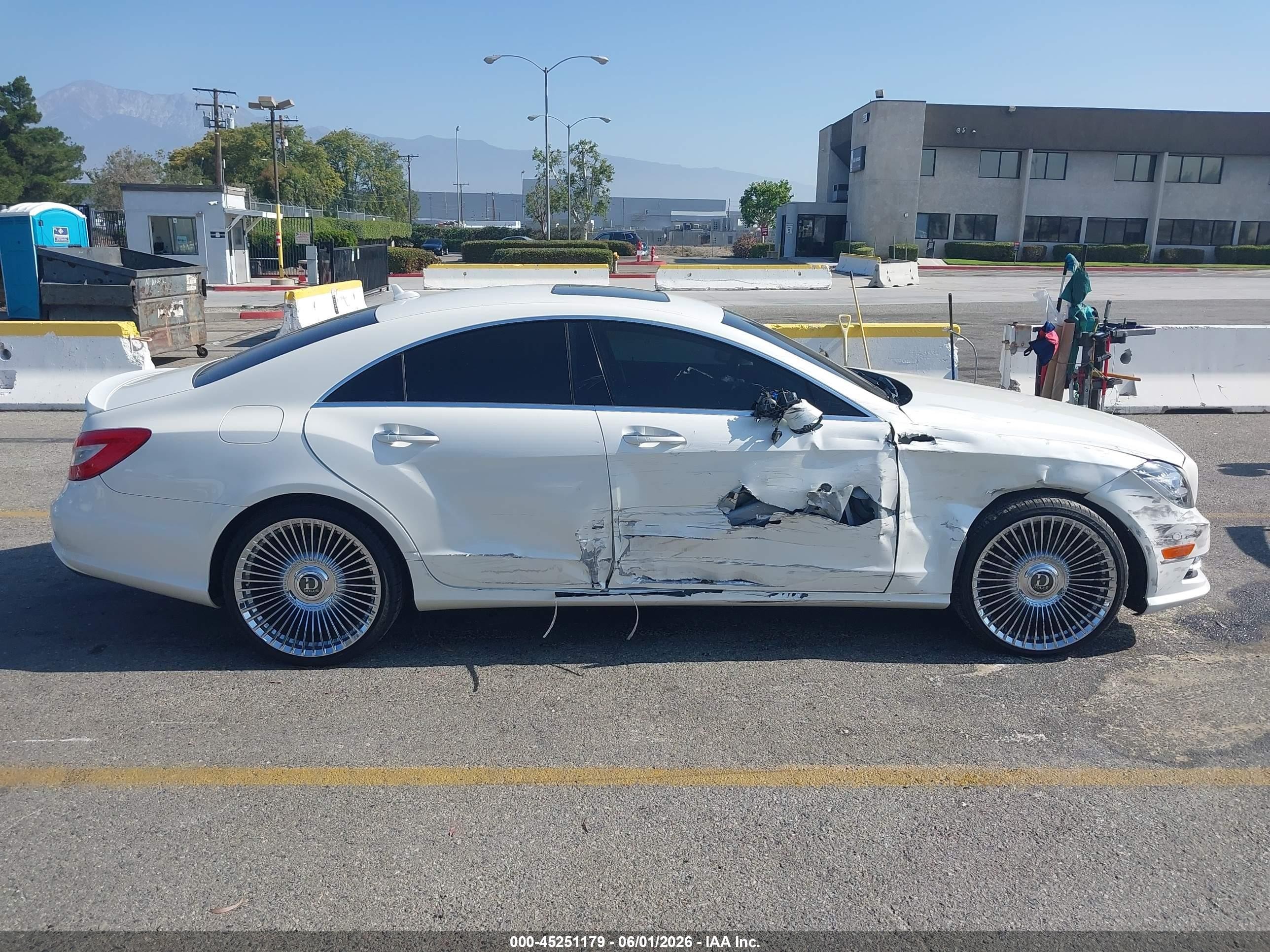2014 Mercedes-benz Cls 550   White vin: WDDLJ7DB2EA096350