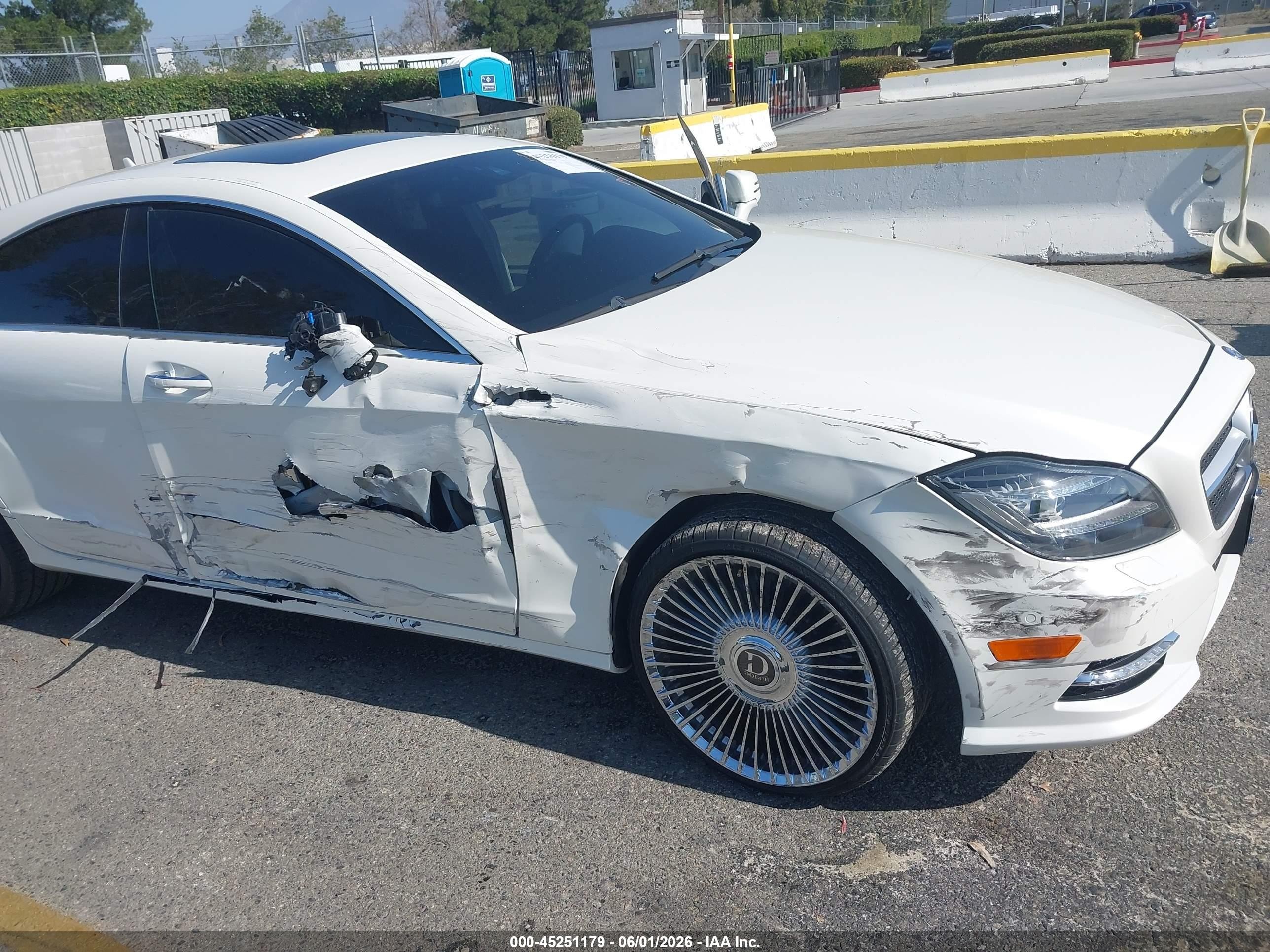 2014 Mercedes-benz Cls 550   White vin: WDDLJ7DB2EA096350