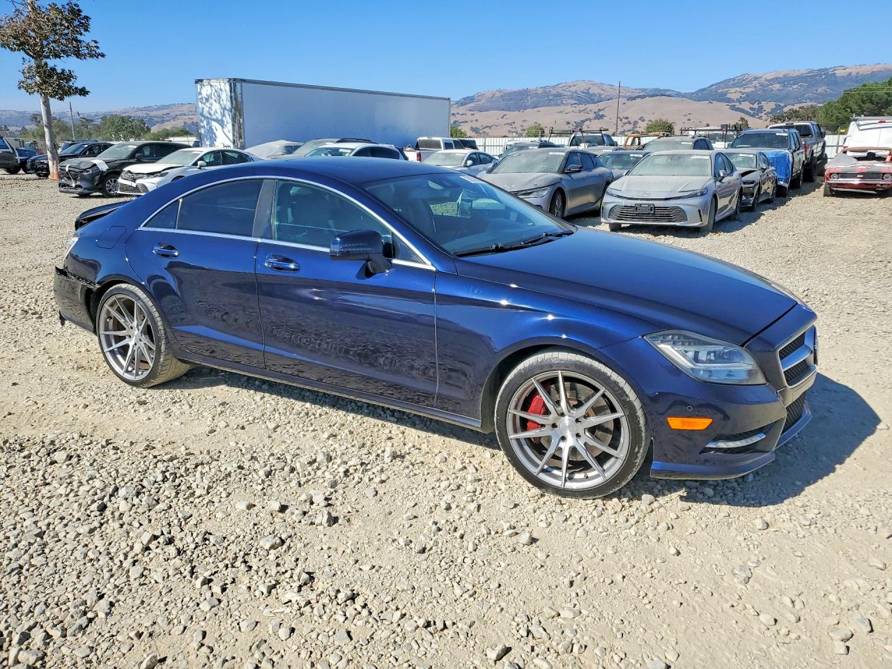 2014 Mercedes-benz Cls 550 Blue vin: WDDLJ7DB2EA119934