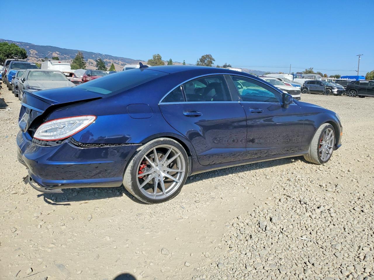 2014 Mercedes-benz Cls 550 Blue vin: WDDLJ7DB2EA119934