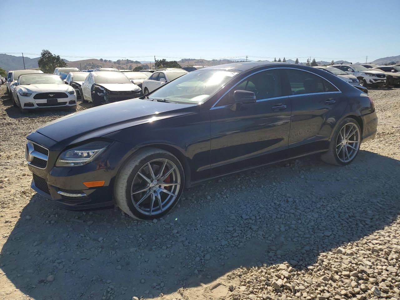 2014 Mercedes-benz Cls 550 Blue vin: WDDLJ7DB2EA119934