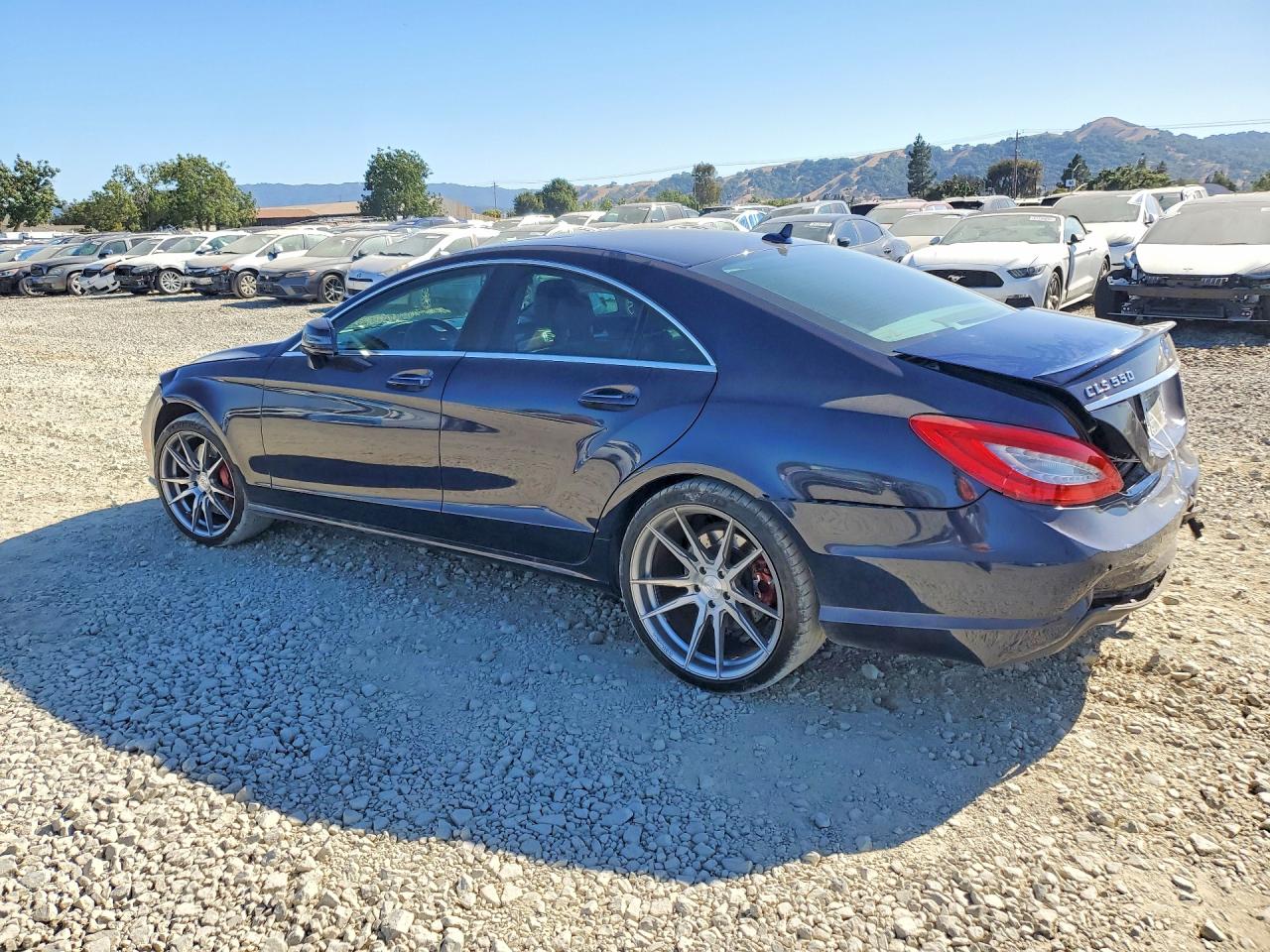 2014 Mercedes-benz Cls 550 Blue vin: WDDLJ7DB2EA119934