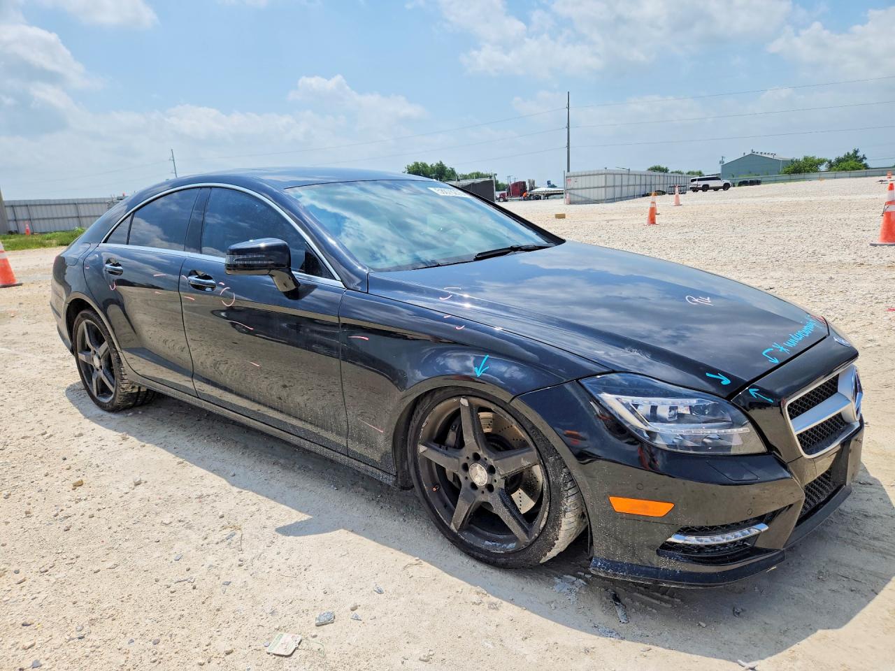 2014 Mercedes-benz Cls 550 Black vin: WDDLJ7DB2EA122851