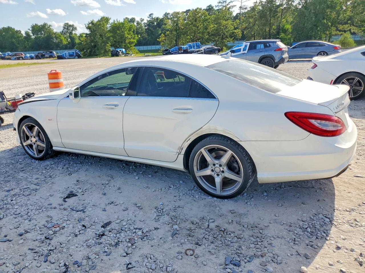 2012 Mercedes-benz Cls 550 White vin: WDDLJ7DB3CA028331