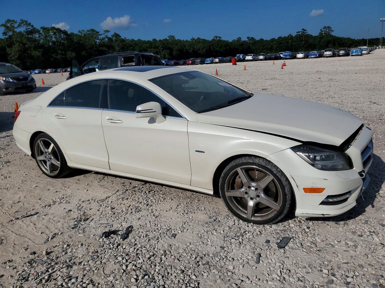 2012 Mercedes-benz Cls 550 White vin: WDDLJ7DB3CA028331