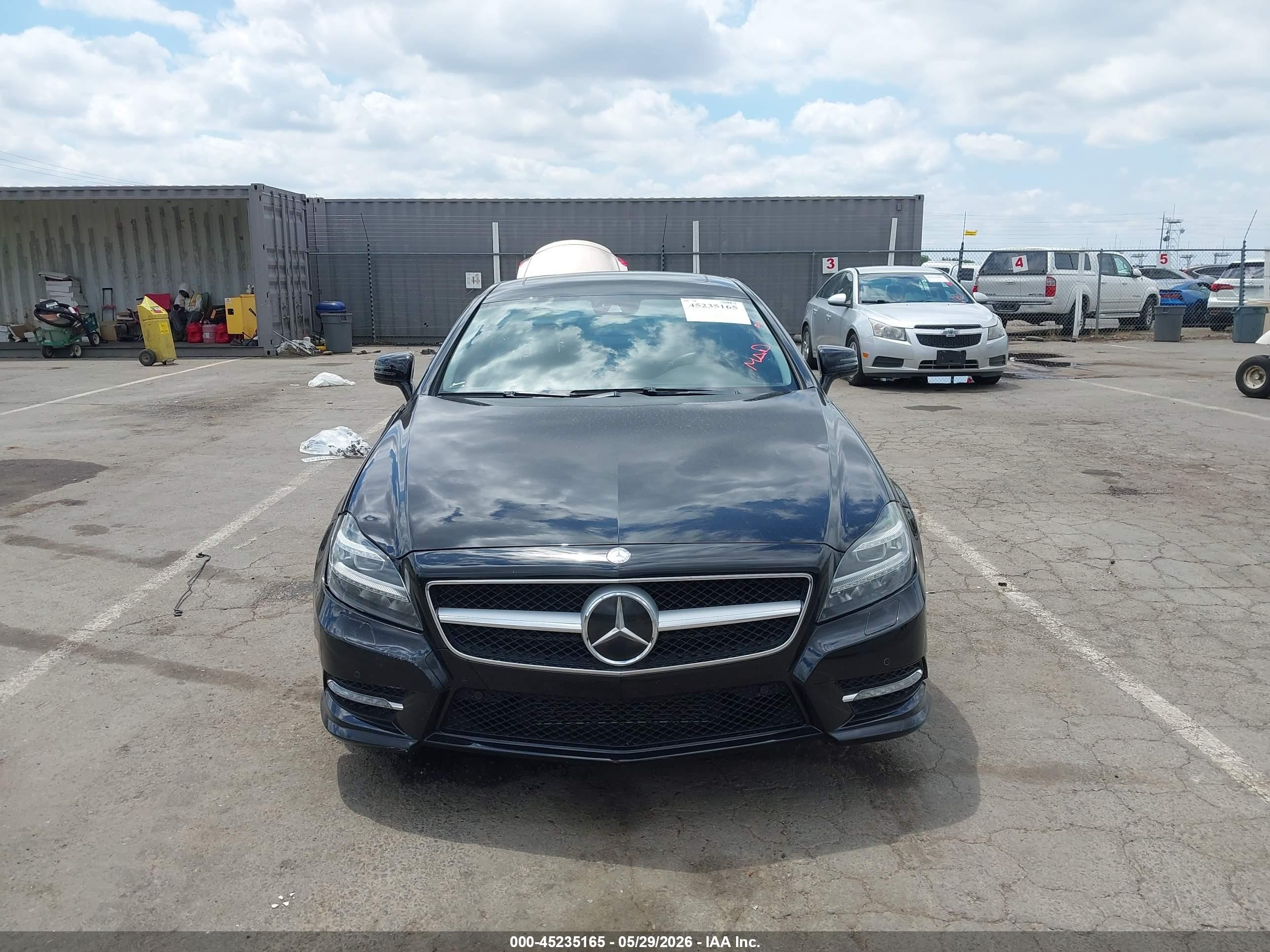 2012 Mercedes-benz Cls 550   Black vin: WDDLJ7DB3CA044304