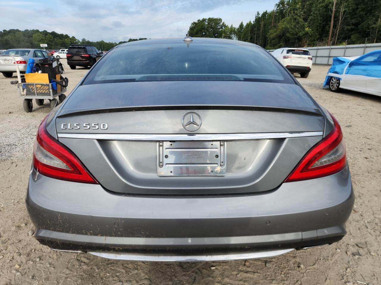 2013 Mercedes-benz Cls 550 Gray vin: WDDLJ7DB3DA060116 Damage: Rear Bumper, Heavy Scratch, 1 To 2 Inches