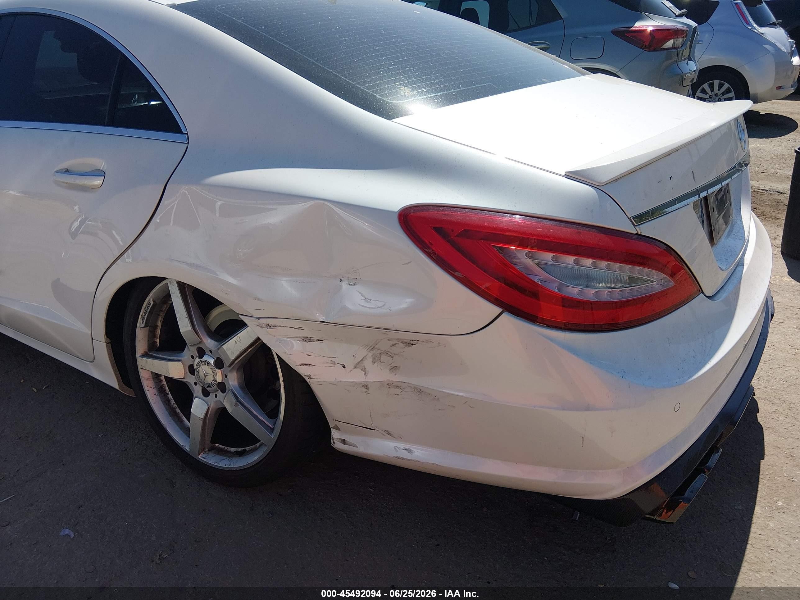 2013 Mercedes-benz Cls 550   White vin: WDDLJ7DB3DA087140