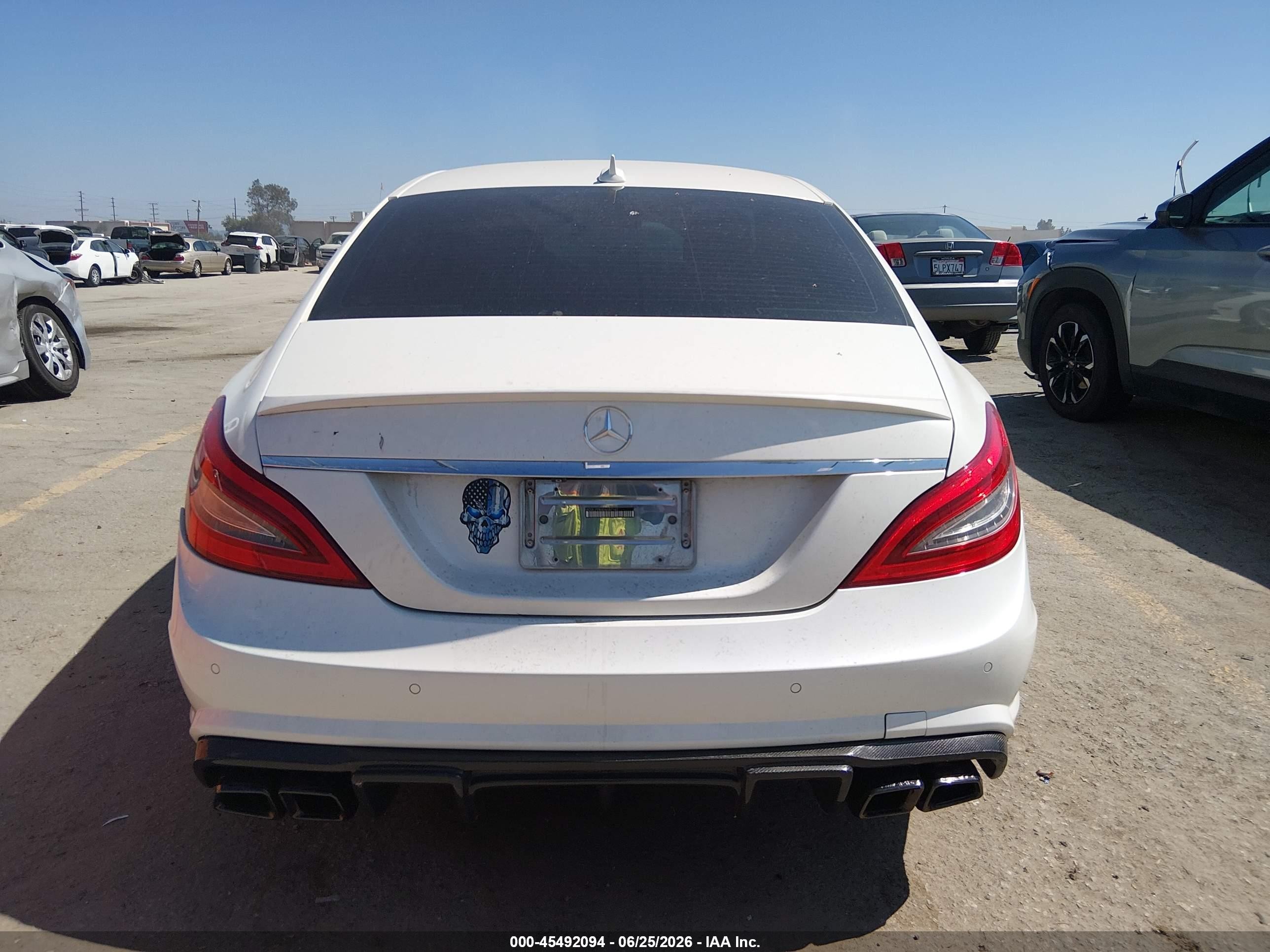 2013 Mercedes-benz Cls 550   White vin: WDDLJ7DB3DA087140