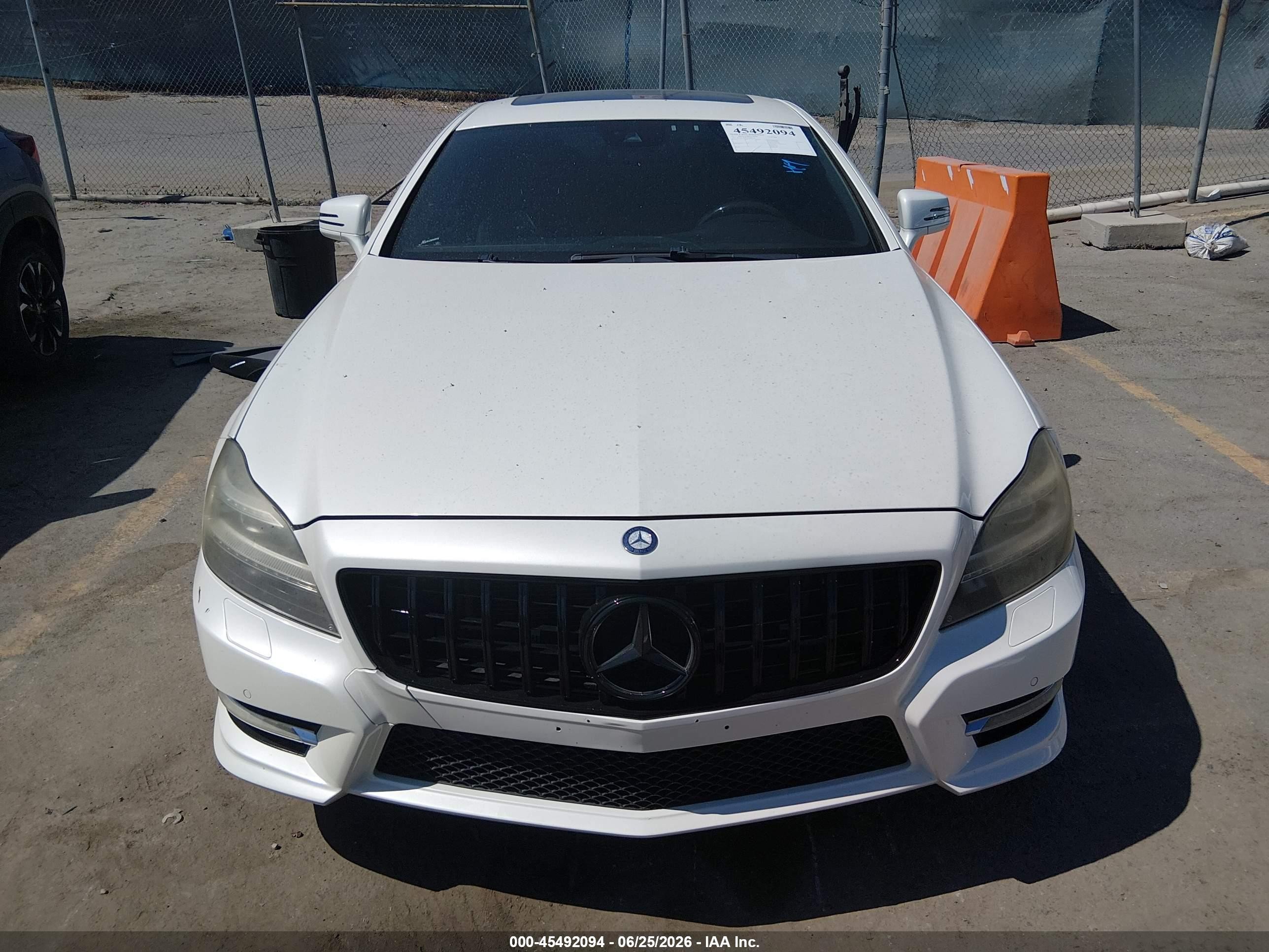 2013 Mercedes-benz Cls 550   White vin: WDDLJ7DB3DA087140