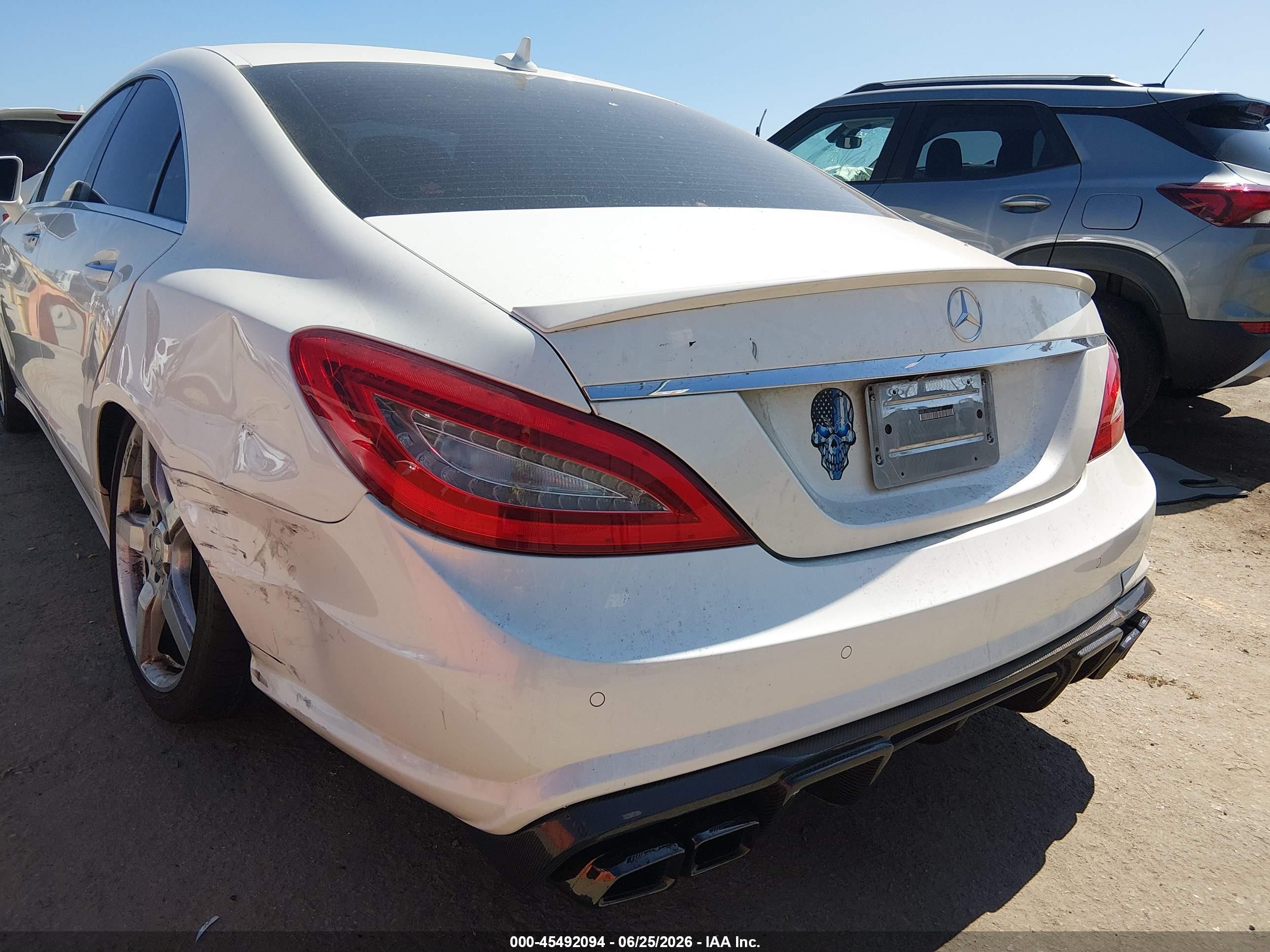 2013 Mercedes-benz Cls 550   White vin: WDDLJ7DB3DA087140