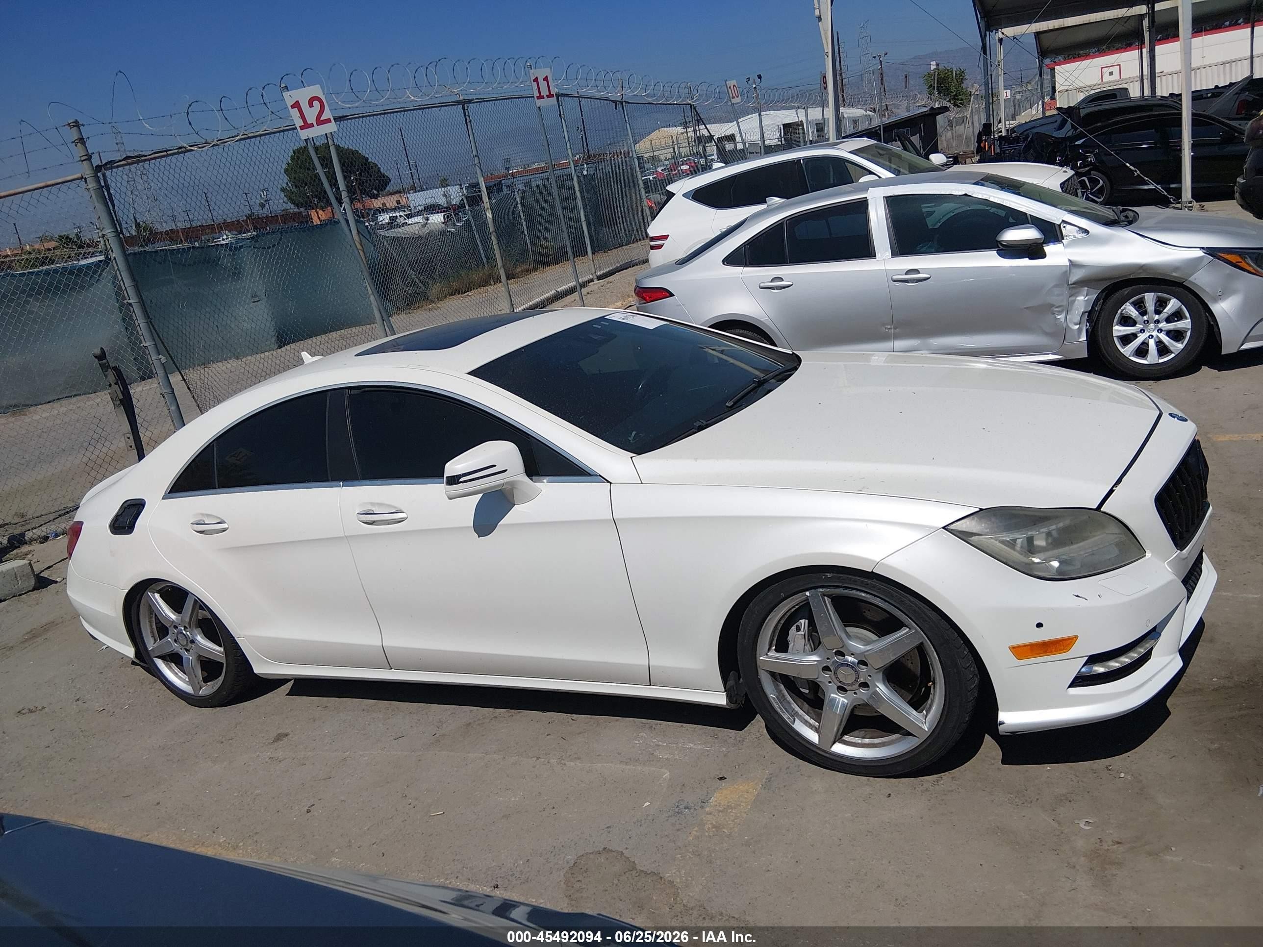 2013 Mercedes-benz Cls 550   White vin: WDDLJ7DB3DA087140