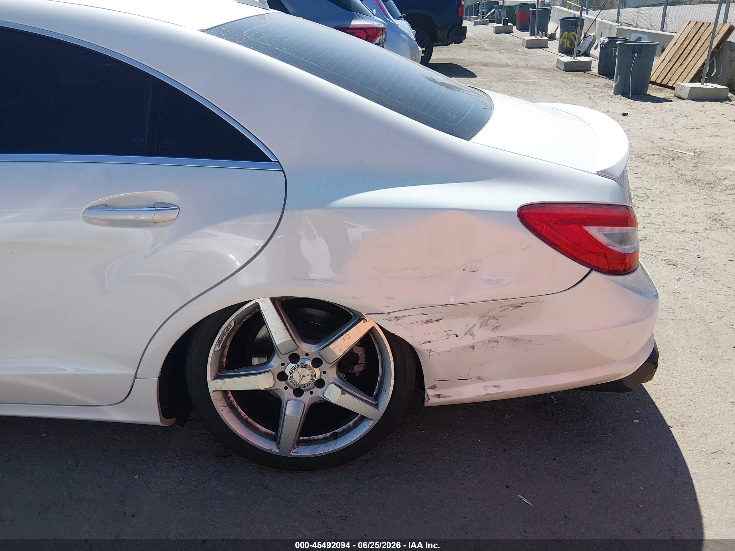 2013 Mercedes-benz Cls 550   White vin: WDDLJ7DB3DA087140