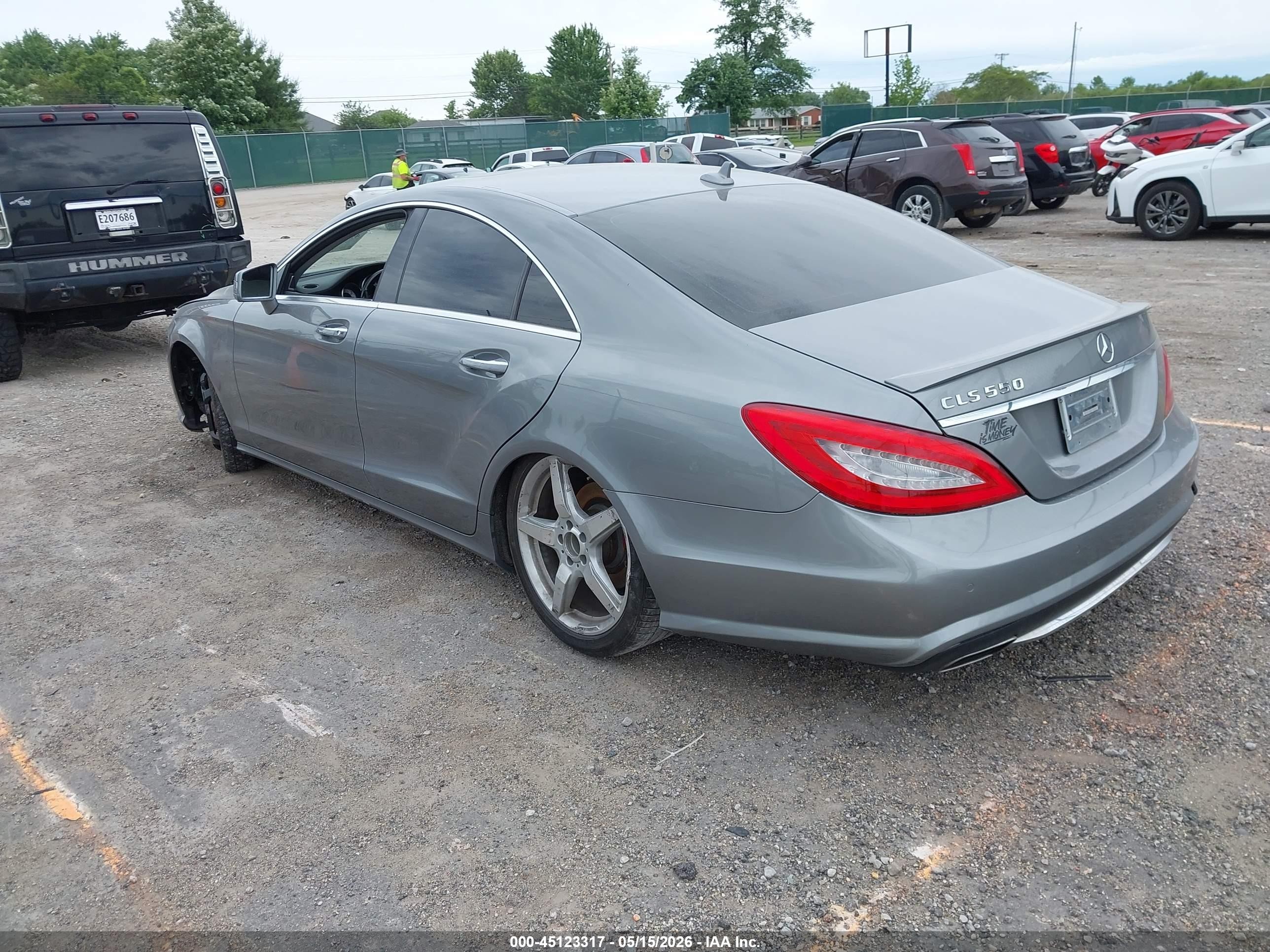 2014 Mercedes-benz Cls 550   Silver vin: WDDLJ7DB3EA100101