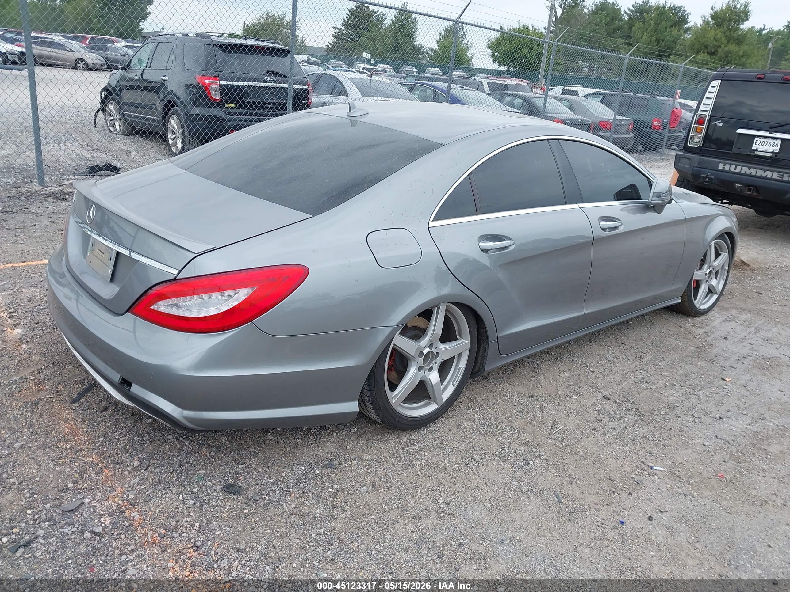 2014 Mercedes-benz Cls 550   Silver vin: WDDLJ7DB3EA100101