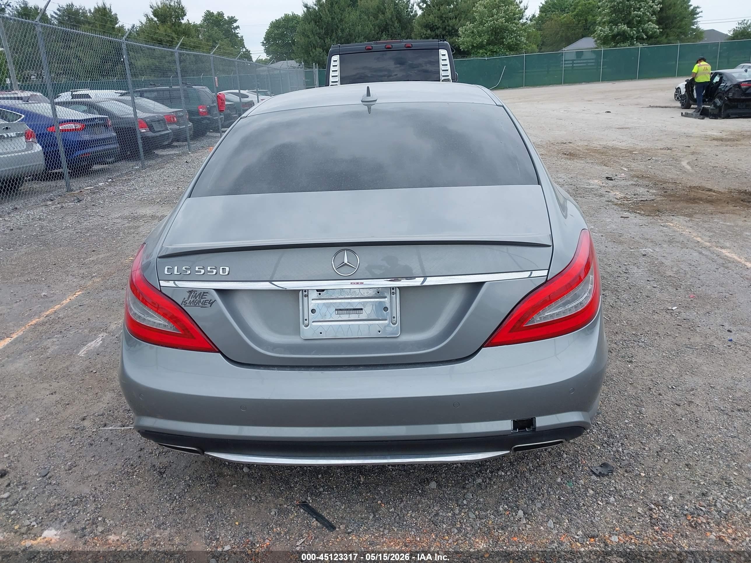 2014 Mercedes-benz Cls 550   Silver vin: WDDLJ7DB3EA100101