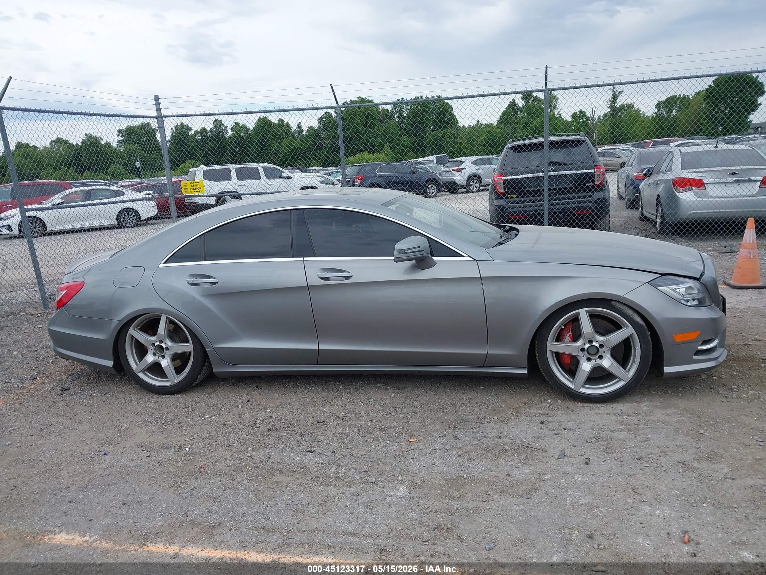 2014 Mercedes-benz Cls 550   Silver vin: WDDLJ7DB3EA100101