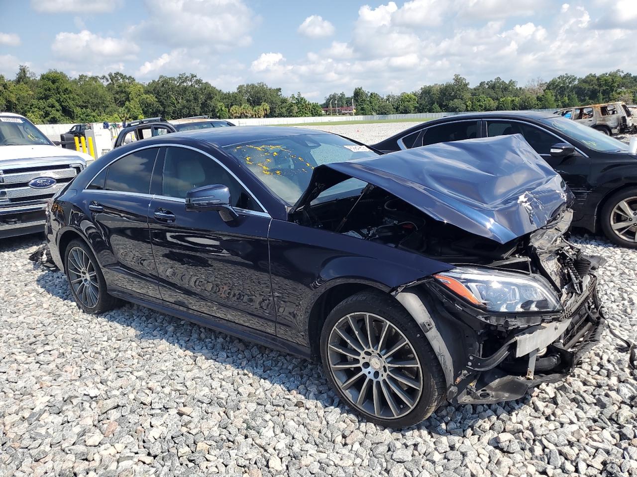 2017 Mercedes-benz Cls 550 Black vin: WDDLJ7DB3HA200378
