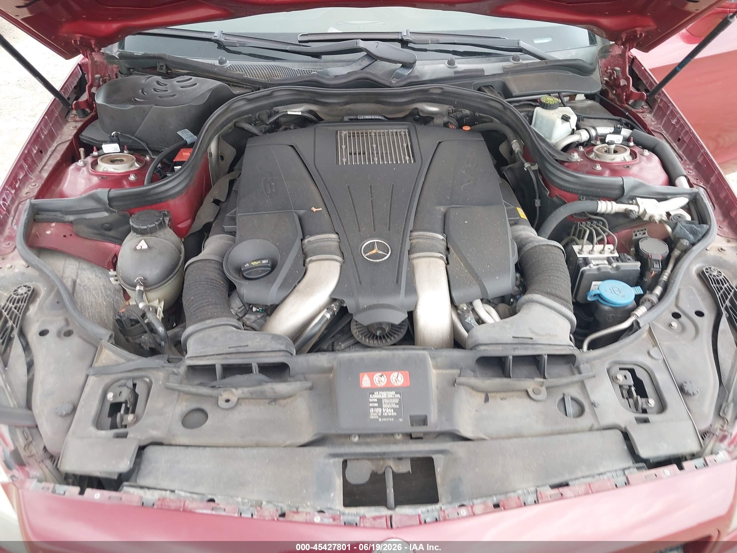 2013 Mercedes-benz Cls 550   Burgundy vin: WDDLJ7DB4DA058049